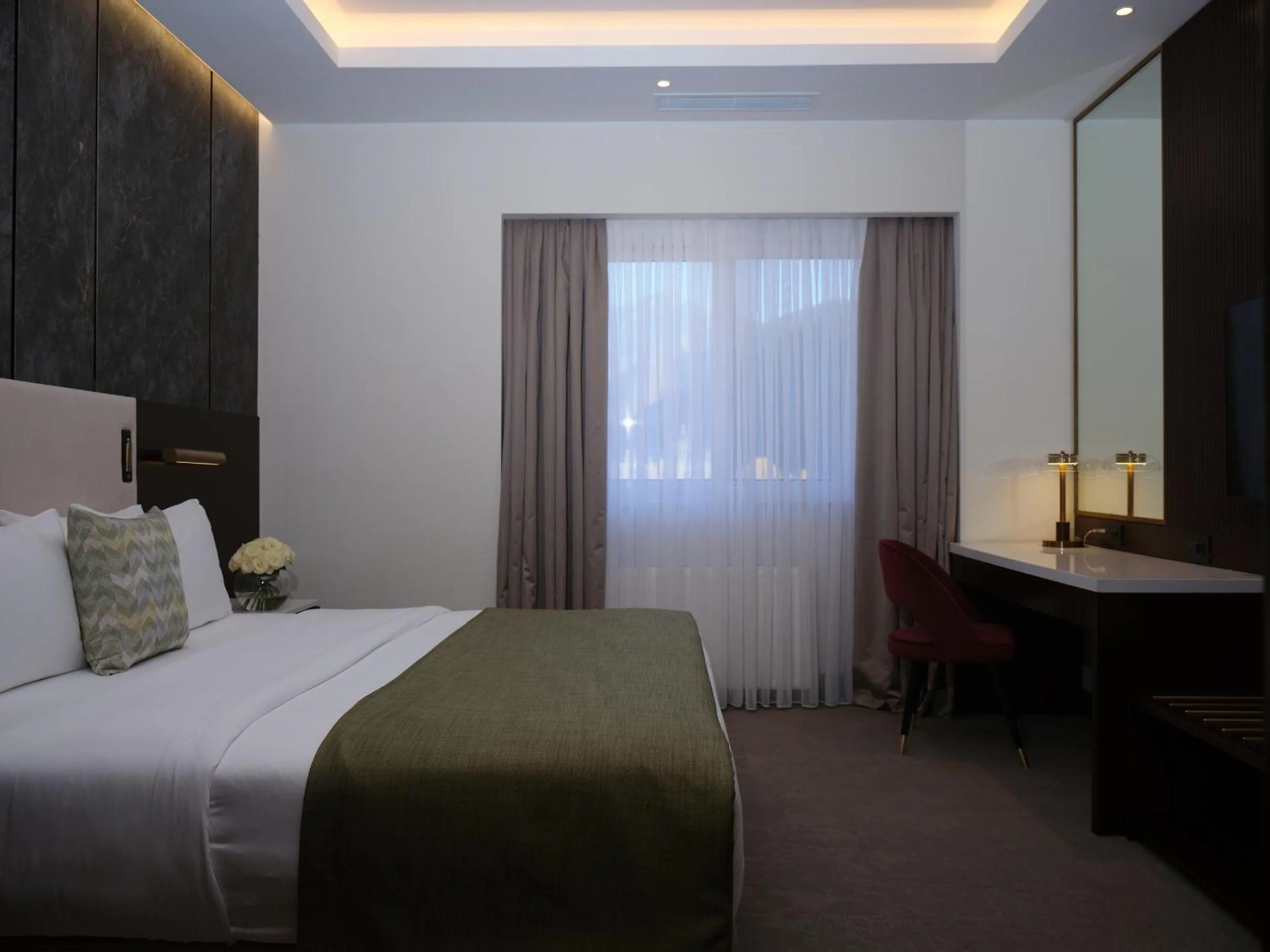 Bedroom, Bed in Qafqaz Riverside Hotel