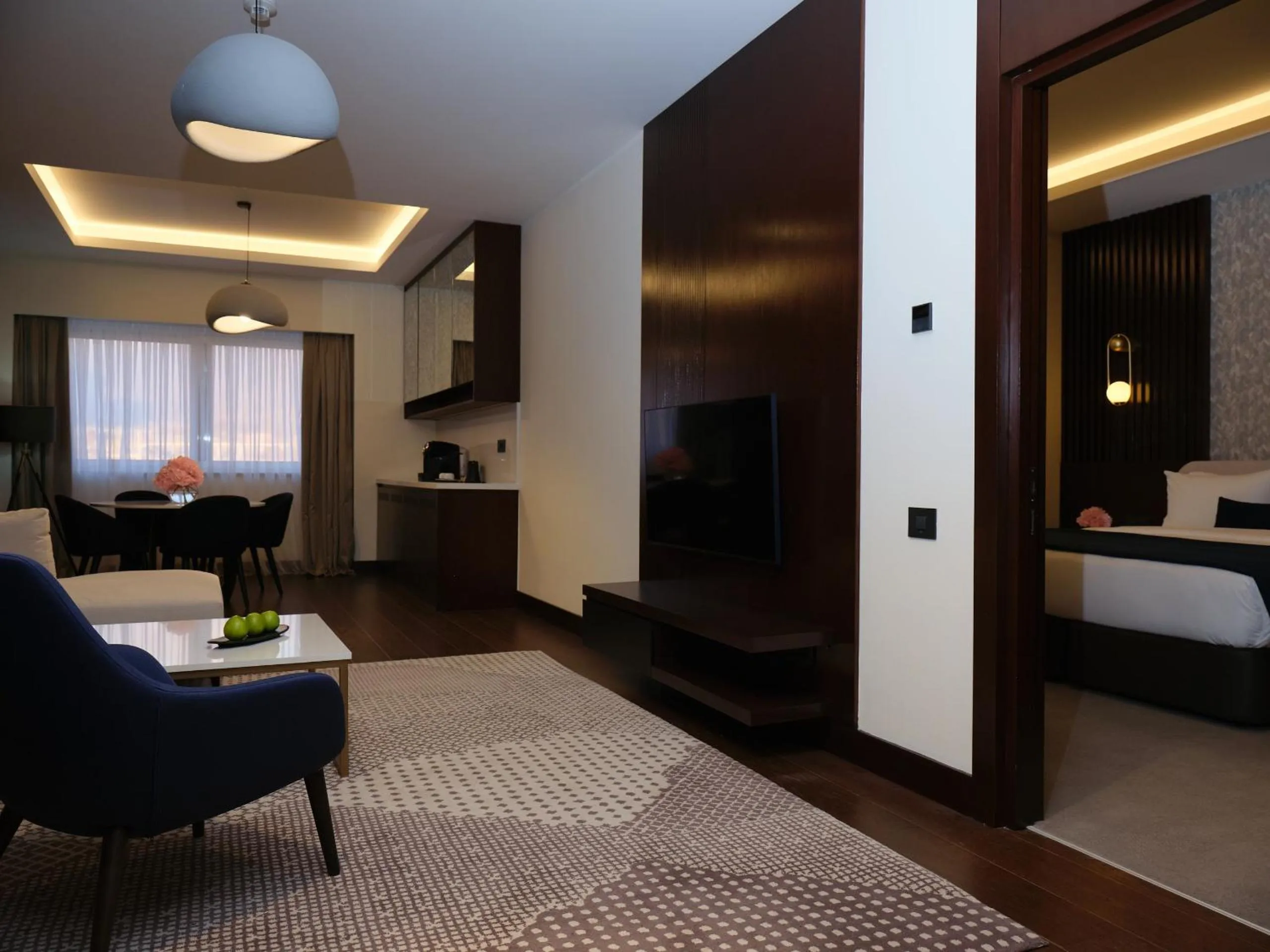 Bed in Qafqaz Riverside Hotel