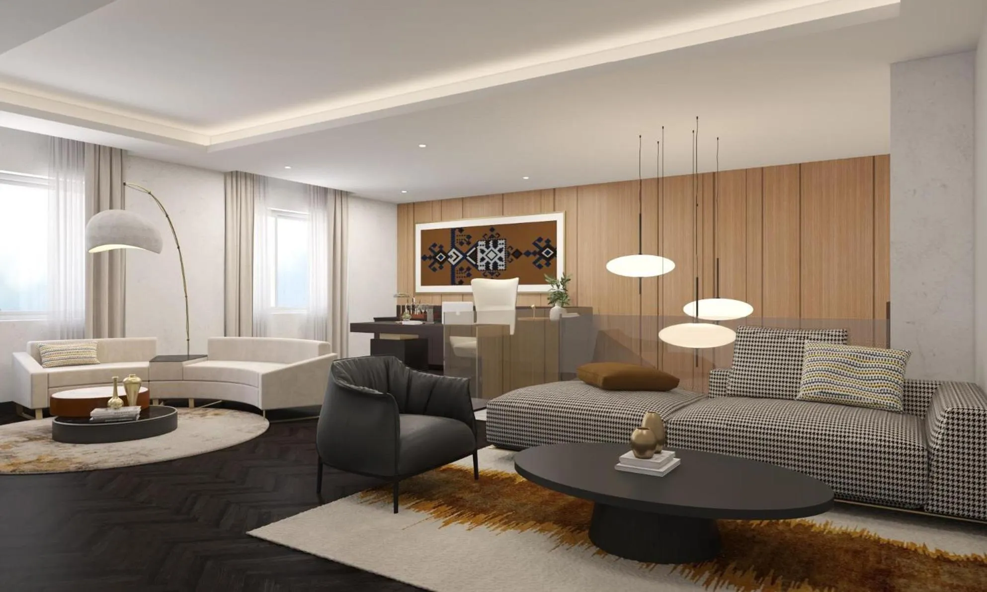 Living room in Qafqaz Riverside Hotel