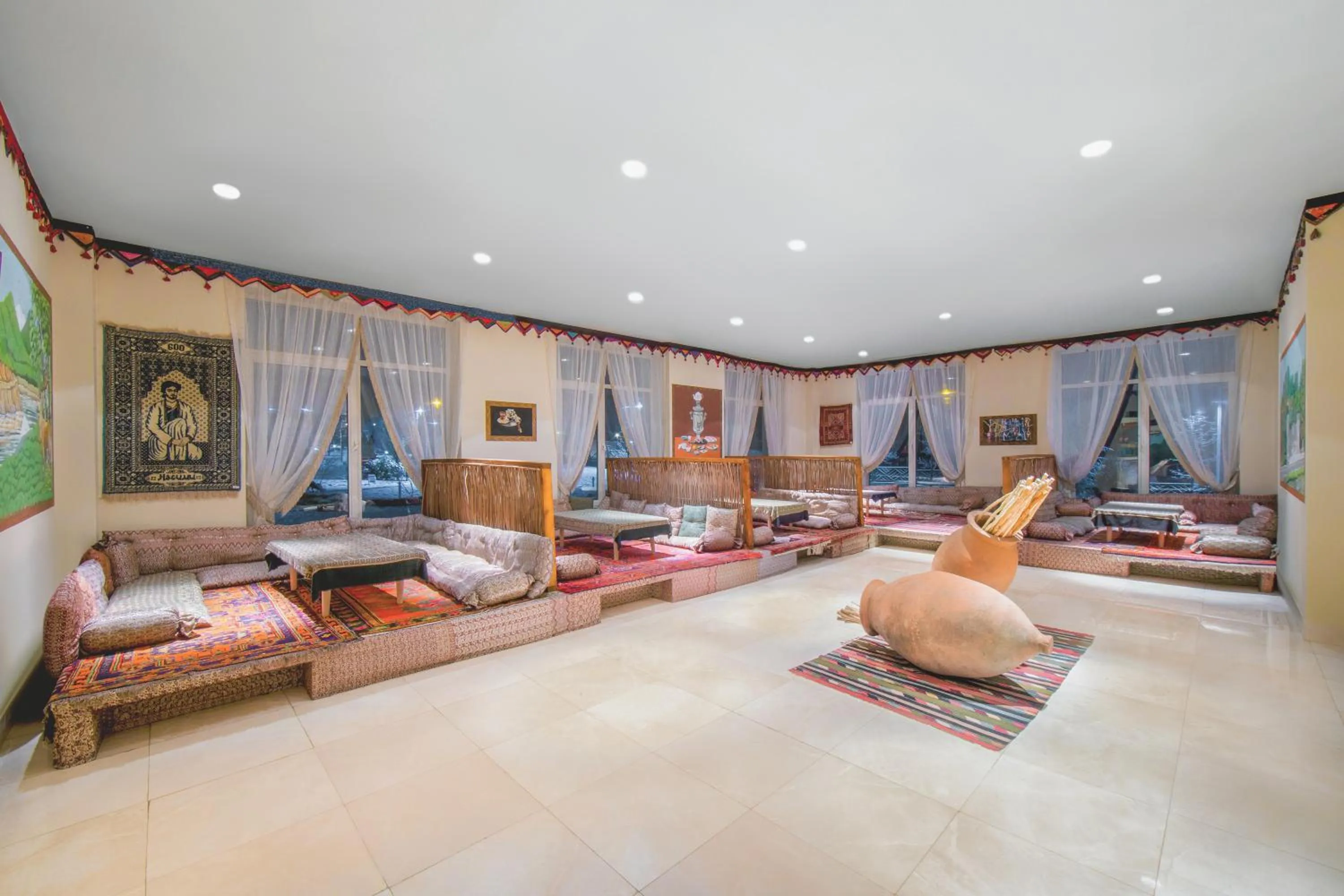 Coffee/tea facilities, Bed in Qafqaz Riverside Hotel