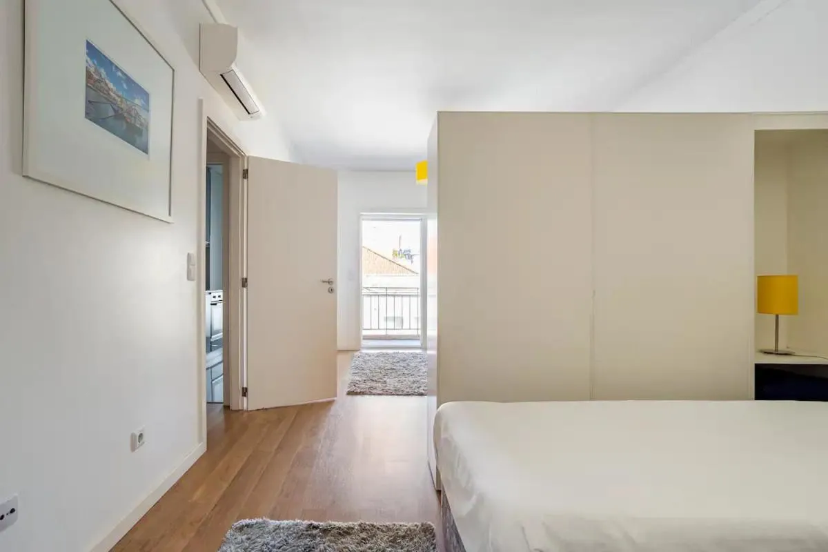 Bed in Luxury Anibal Cunha Apartments