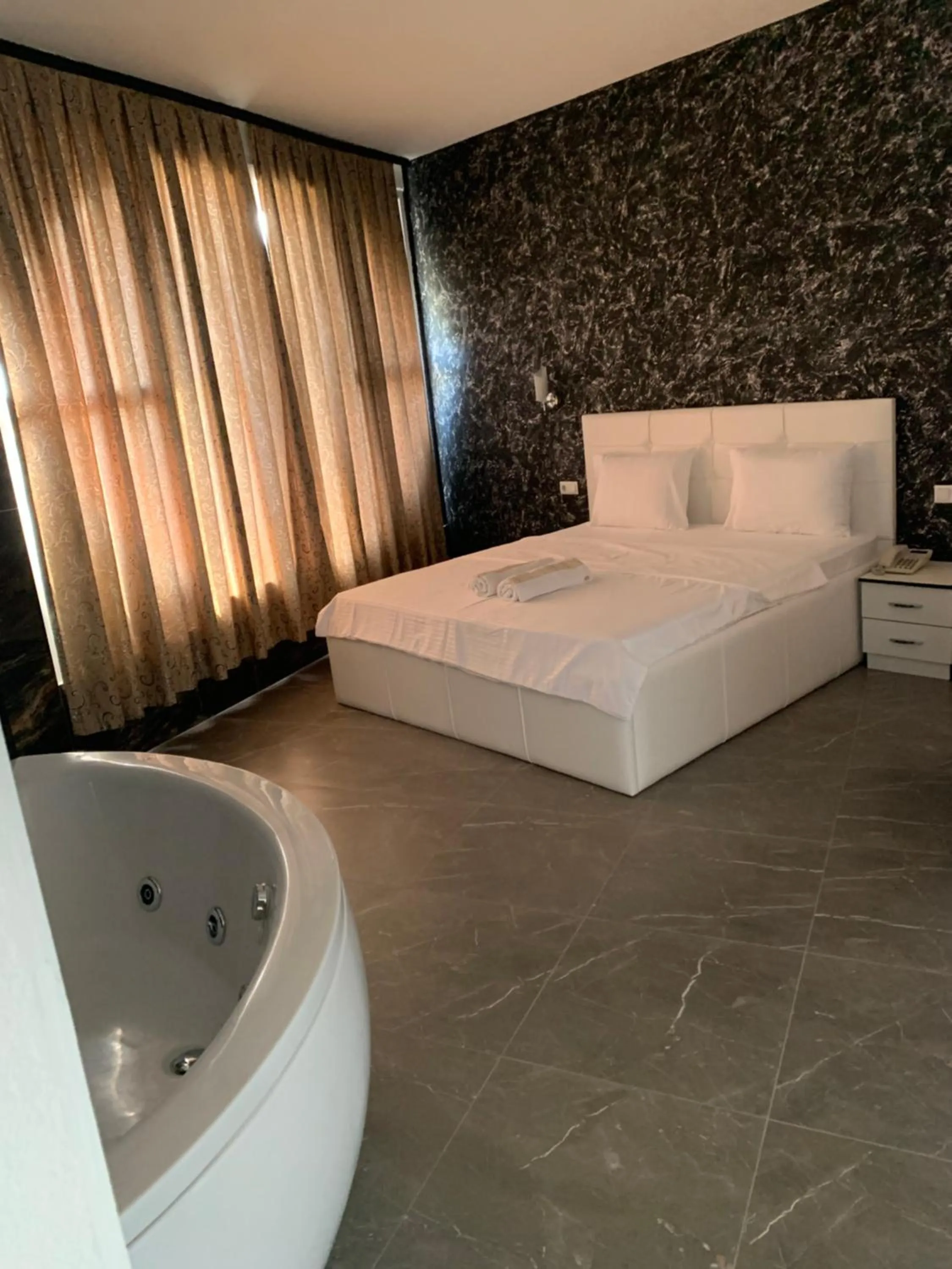 Bed in Hotel Albatros