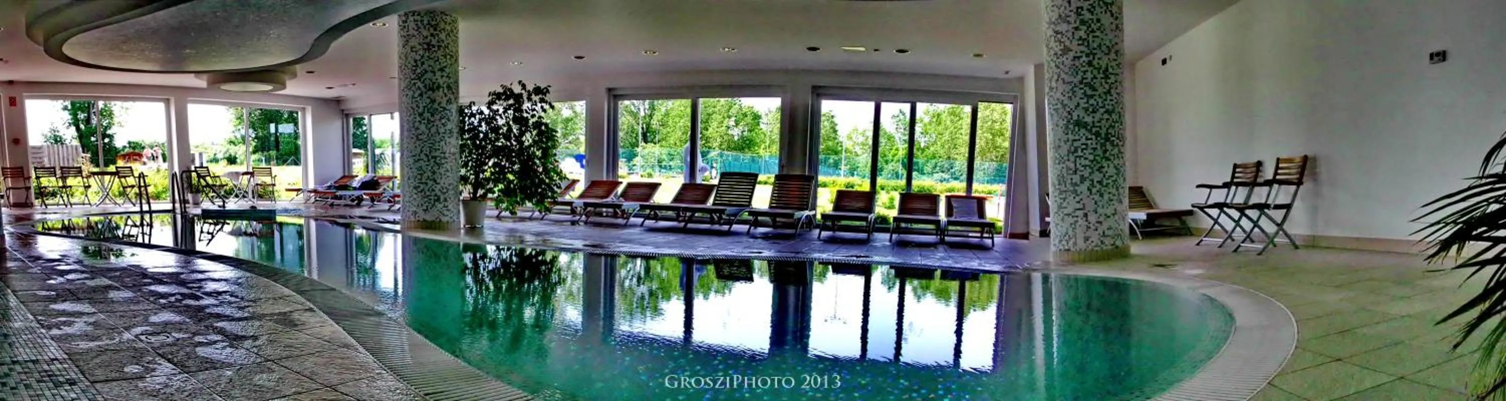 Swimming pool in Szépia Bio and Art Hotel