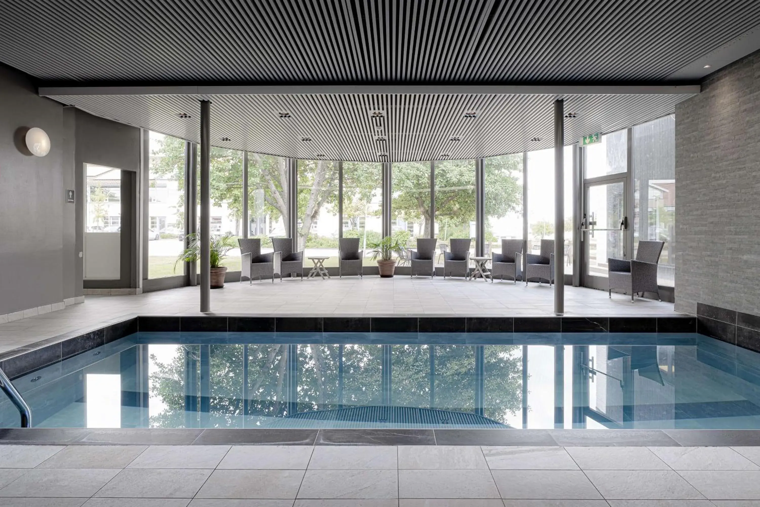 Pool view in Scandic Helsingborg Nord Pool view in Scandic Helsingborg Nord
