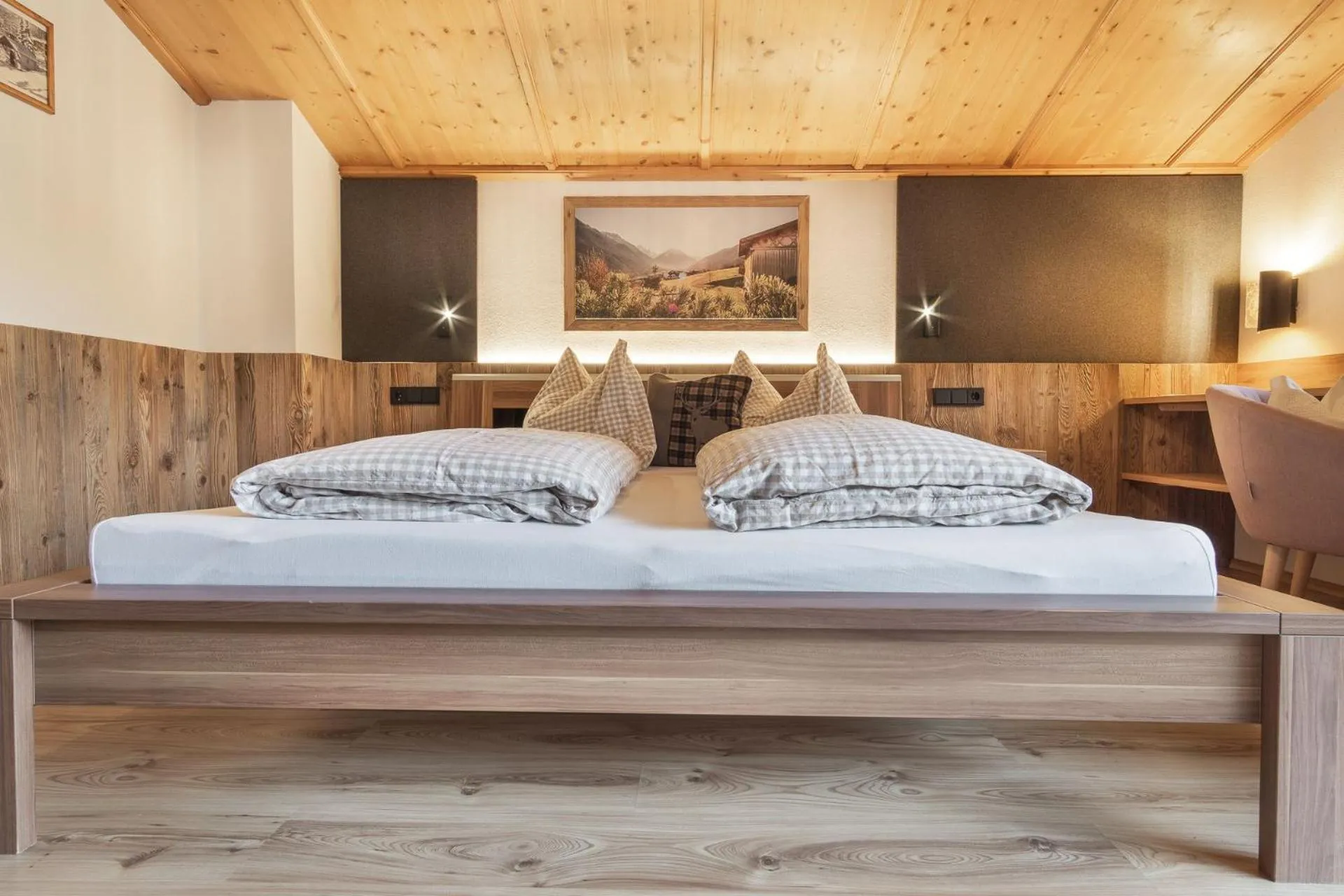 Bed in Stubaier Bauern Appartement