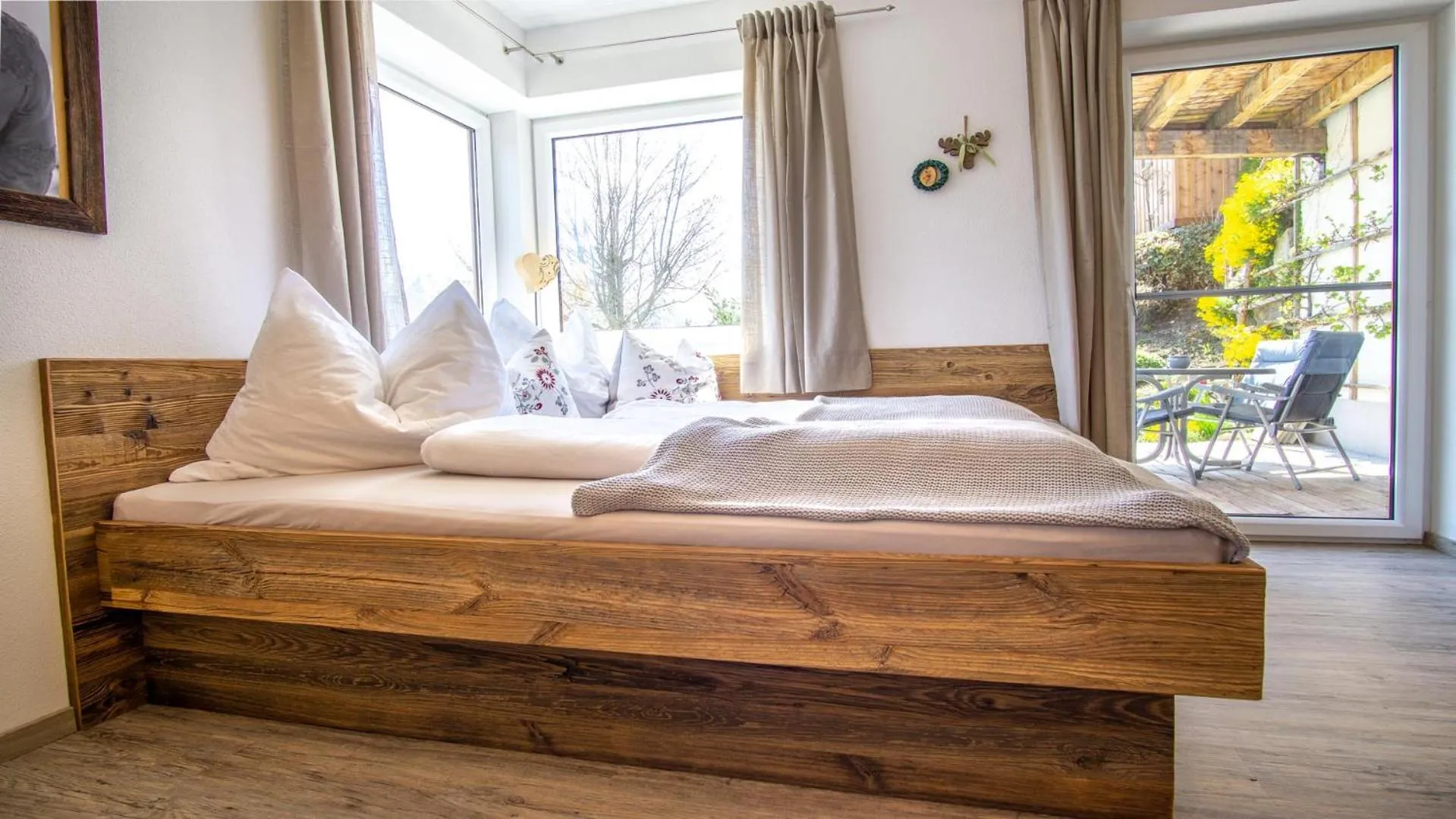 Bed in Stubaier Bauern Appartement