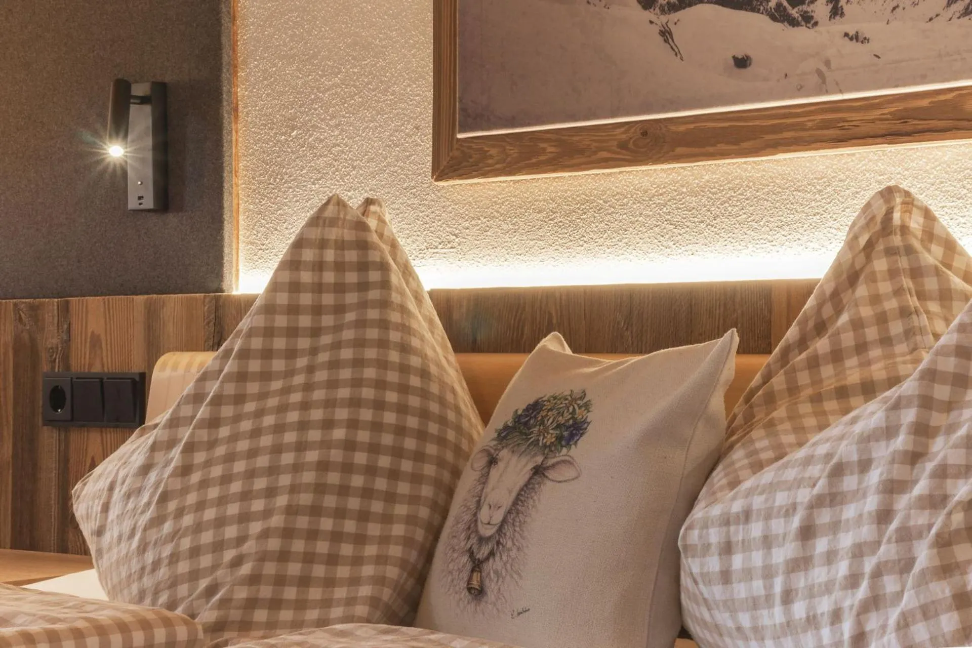 Bed in Stubaier Bauern Appartement