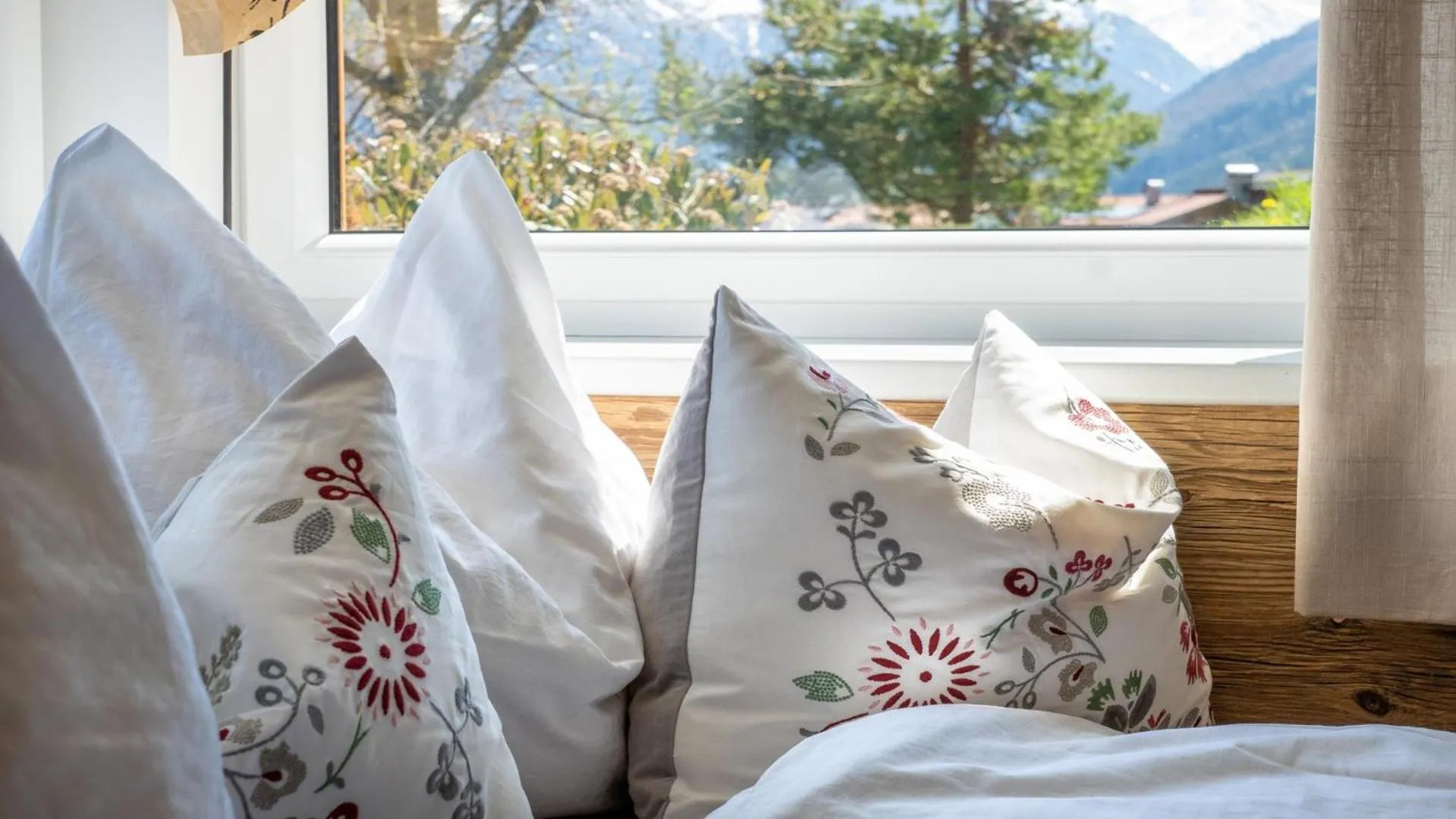 Bed in Stubaier Bauern Appartement