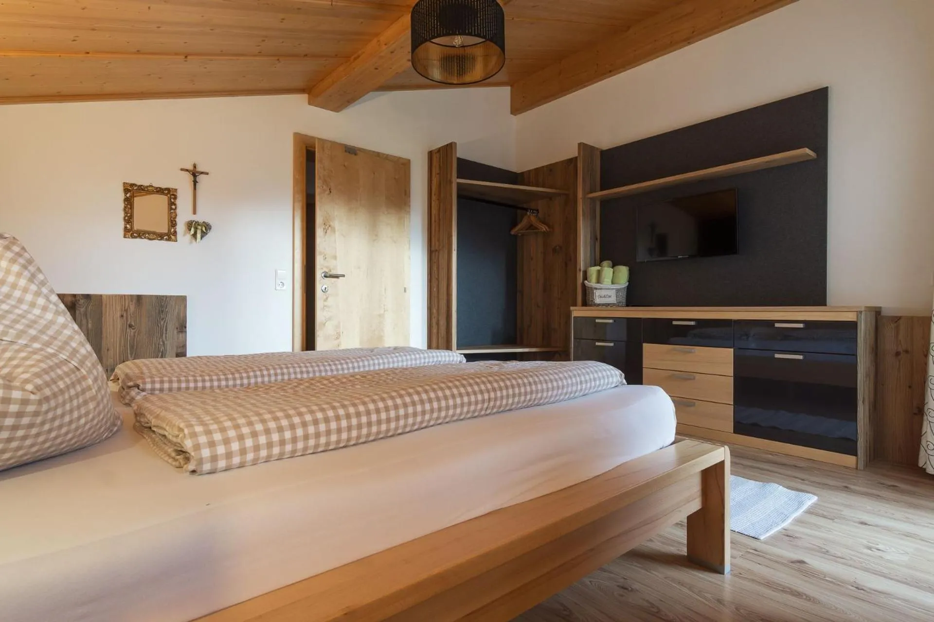 Bed in Stubaier Bauern Appartement