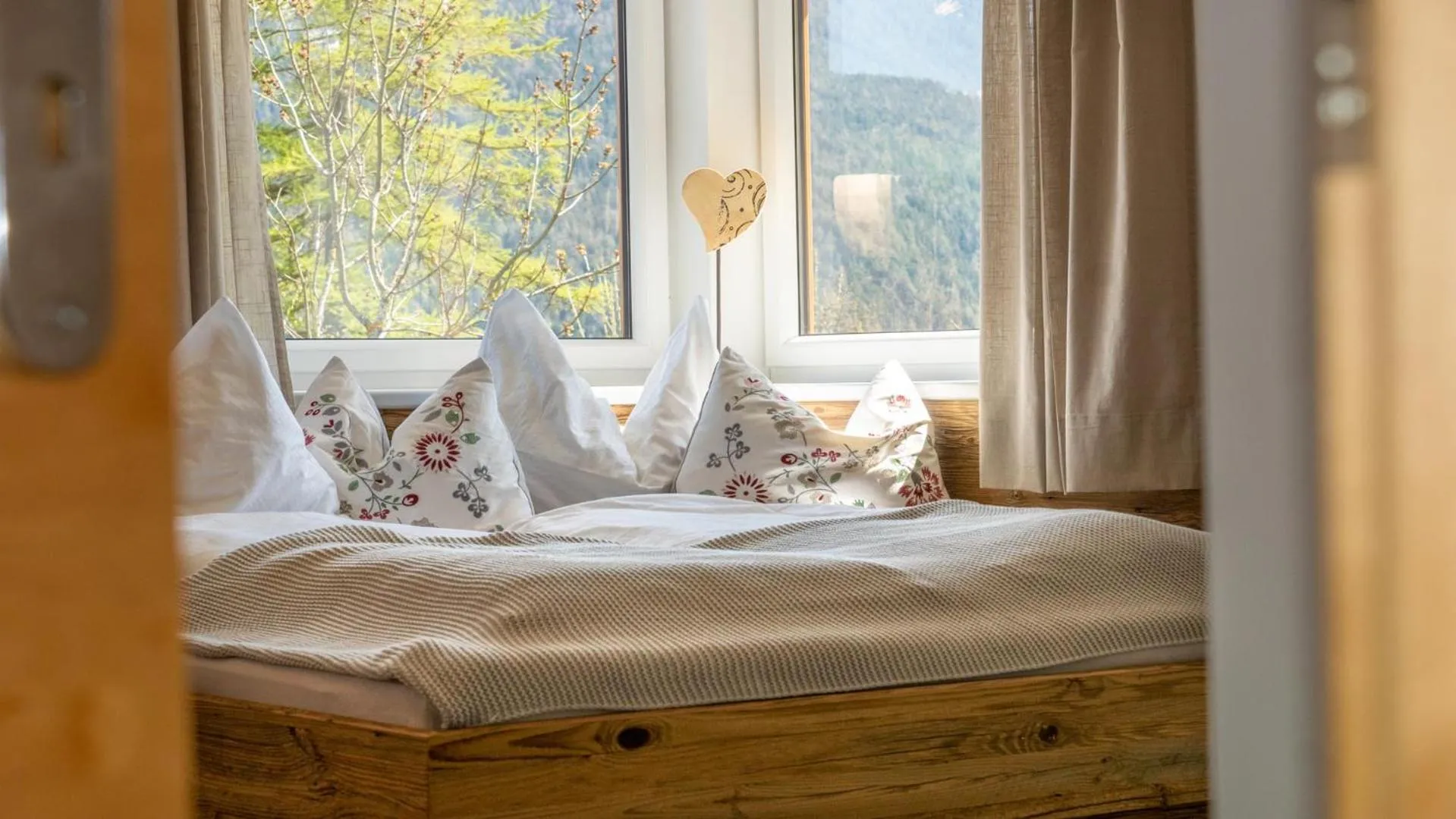 Bed in Stubaier Bauern Appartement