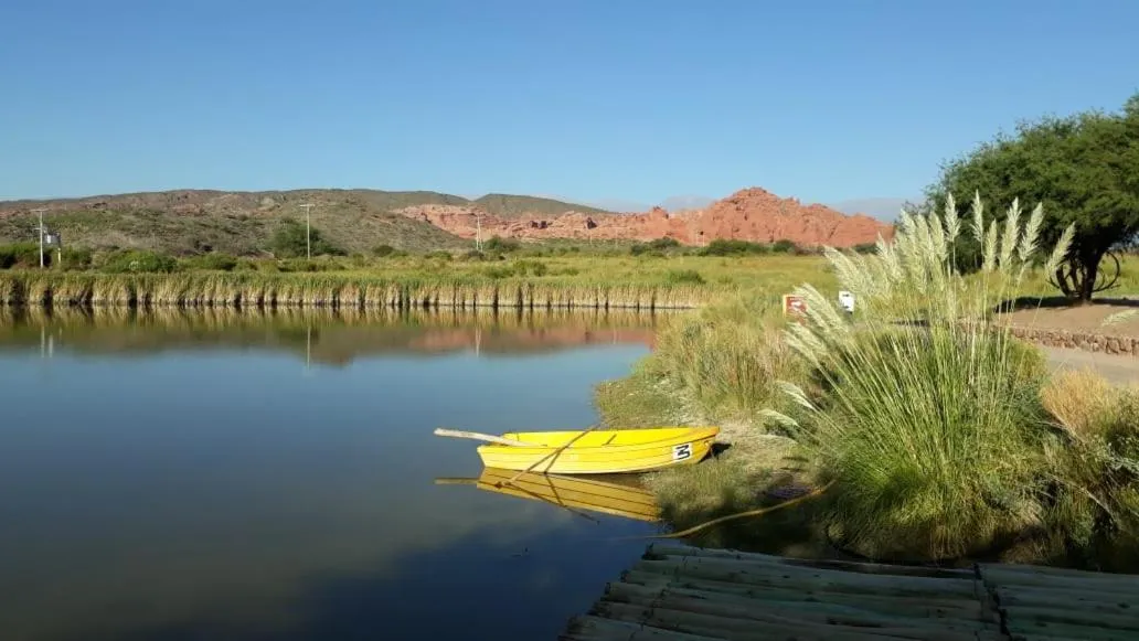 Lake view in Hotel Castillos de Cafayate