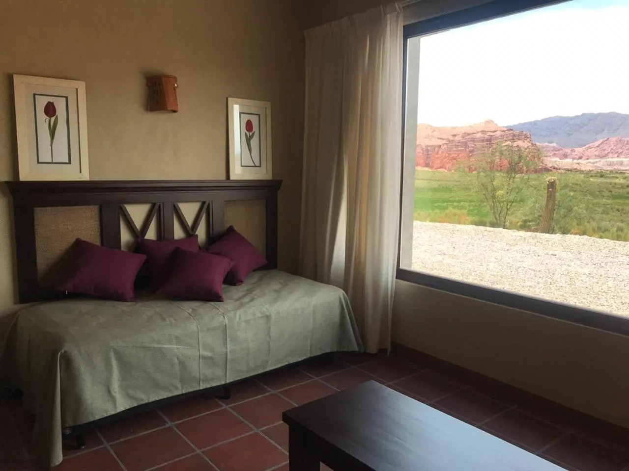 Mountain view in Hotel Castillos de Cafayate
