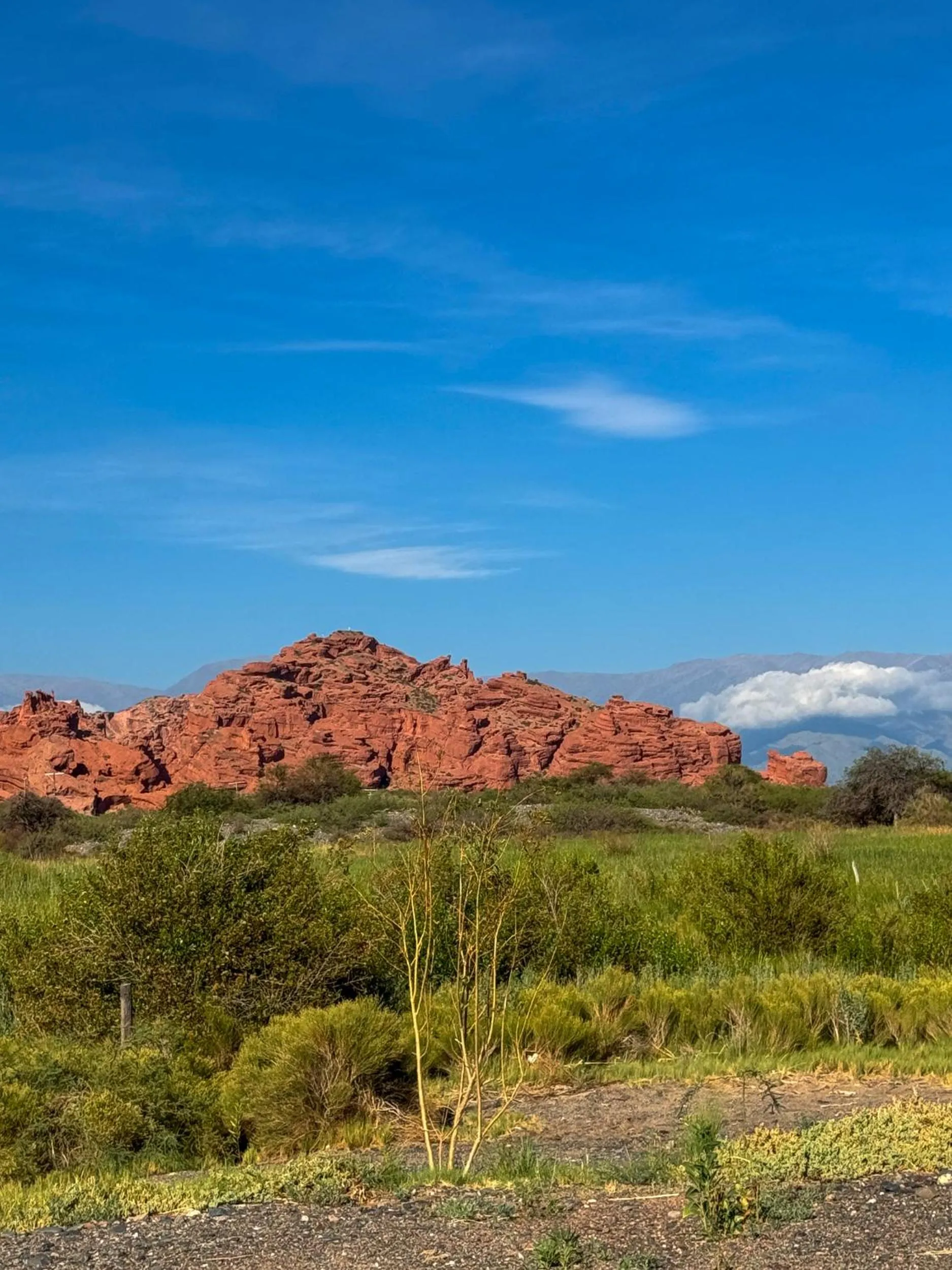 Mountain view in Hotel Castillos de Cafayate