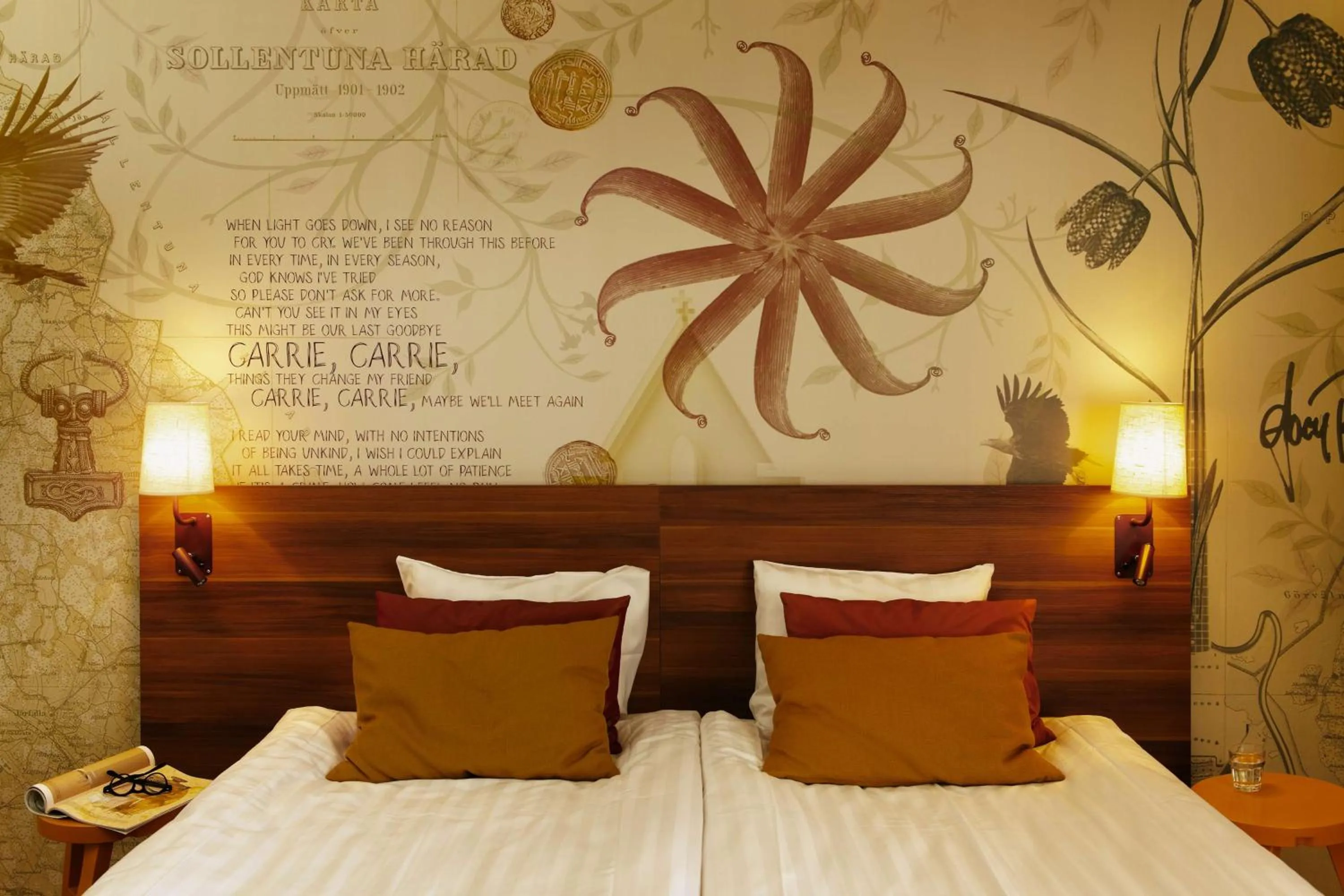 Photo of the whole room, Bed in Scandic Upplands Väsby