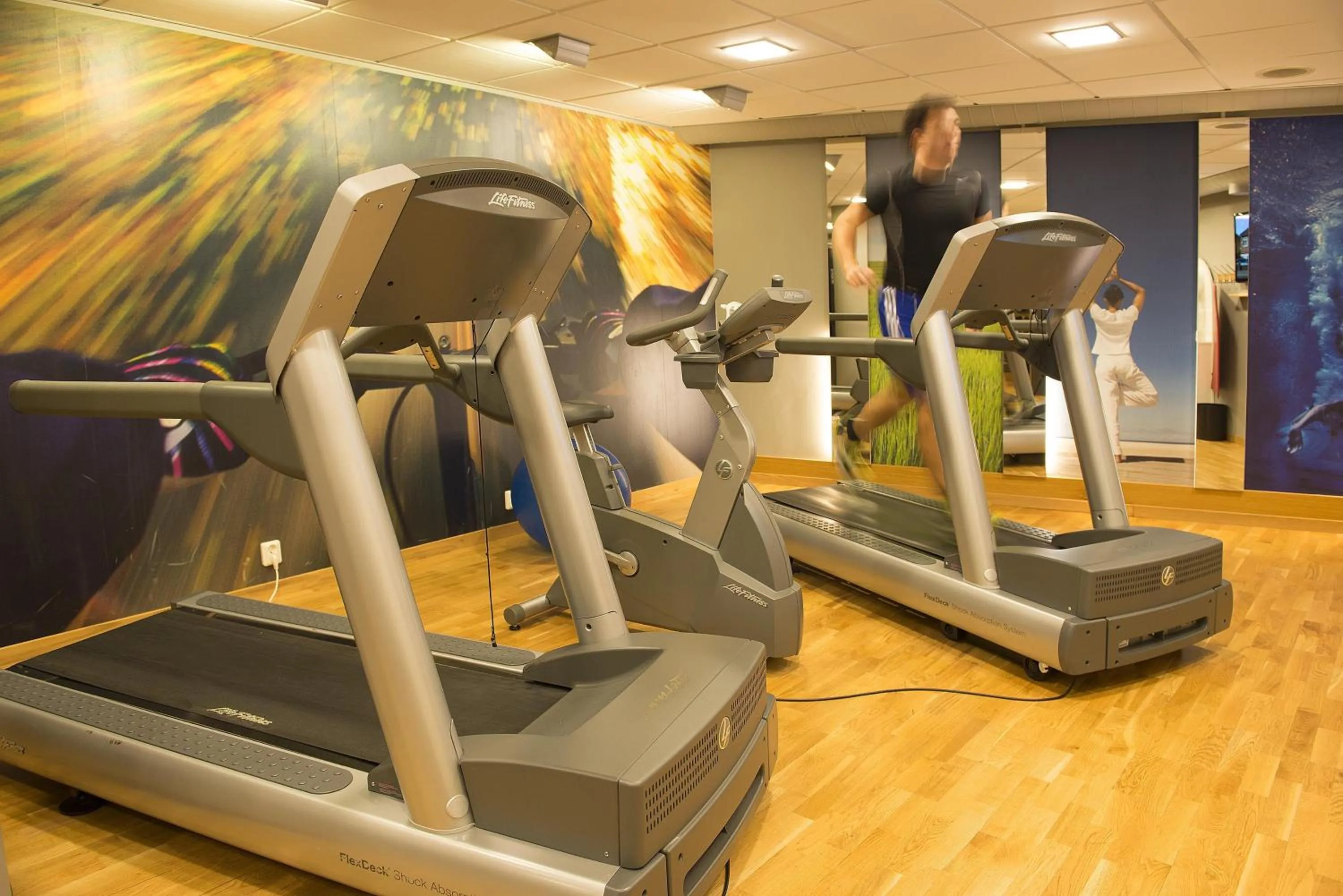 Fitness centre/facilities in Scandic Upplands Väsby