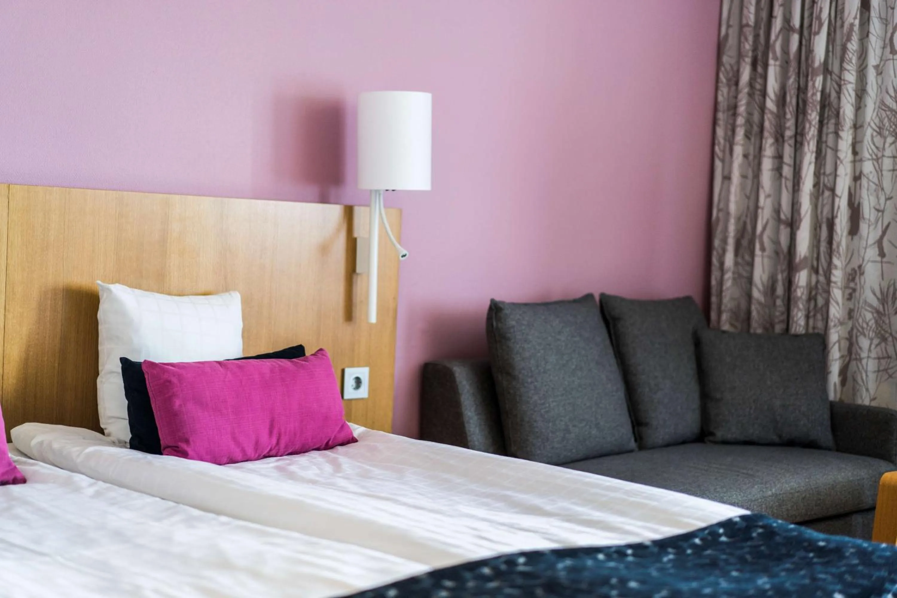 Bedroom, Bed in Scandic Upplands Väsby