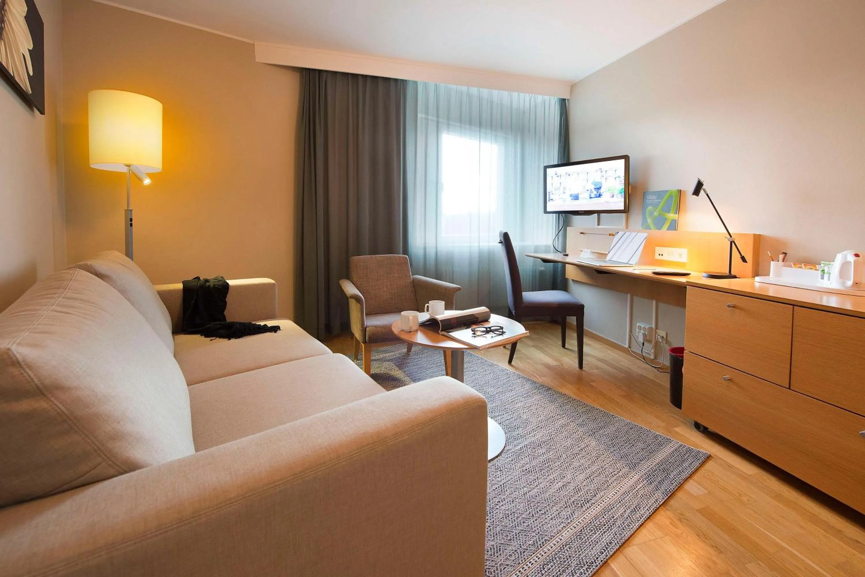 Bedroom in Scandic Upplands Väsby