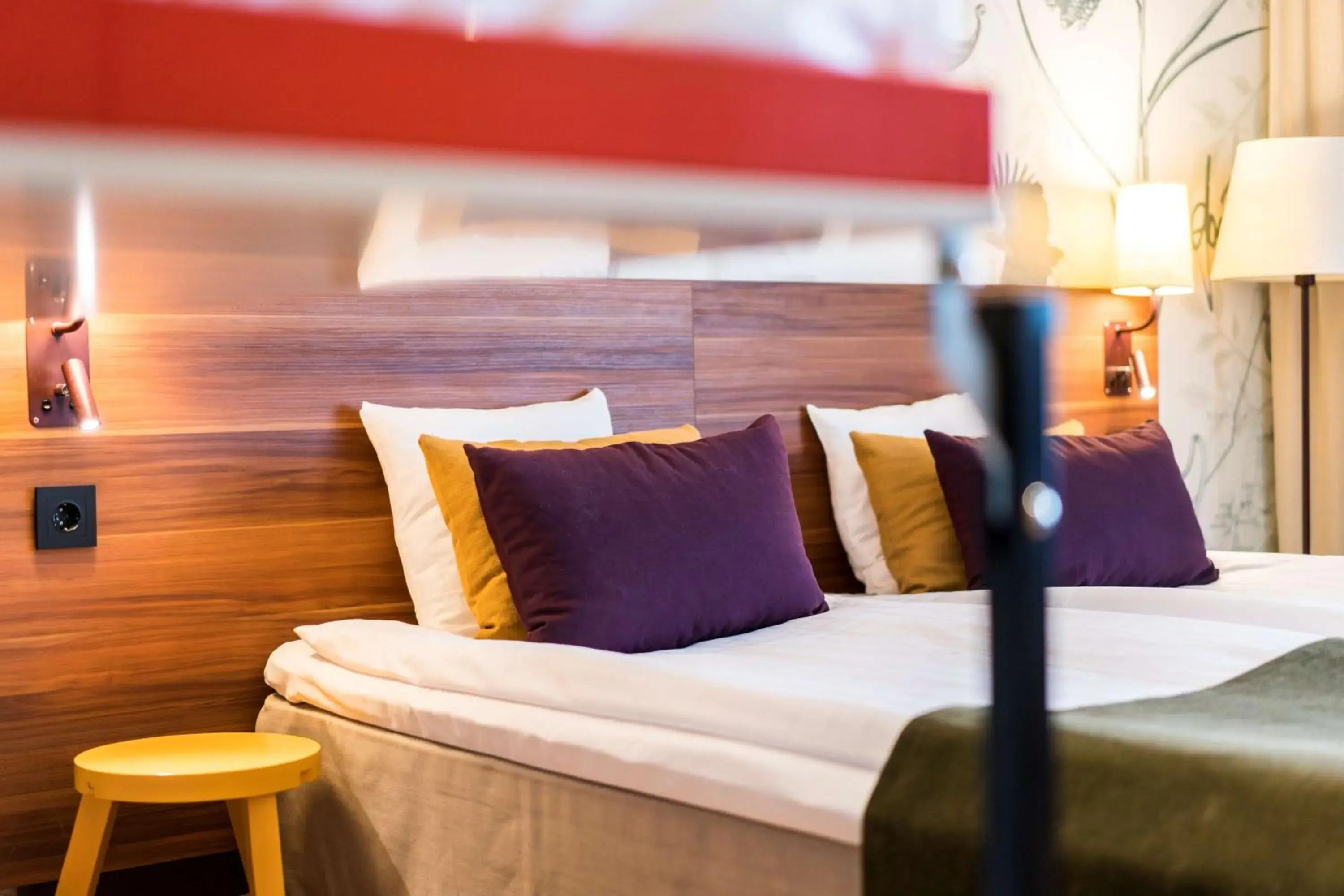 Bedroom, Bed in Scandic Upplands Väsby Bedroom, Bed in Scandic Upplands Väsby