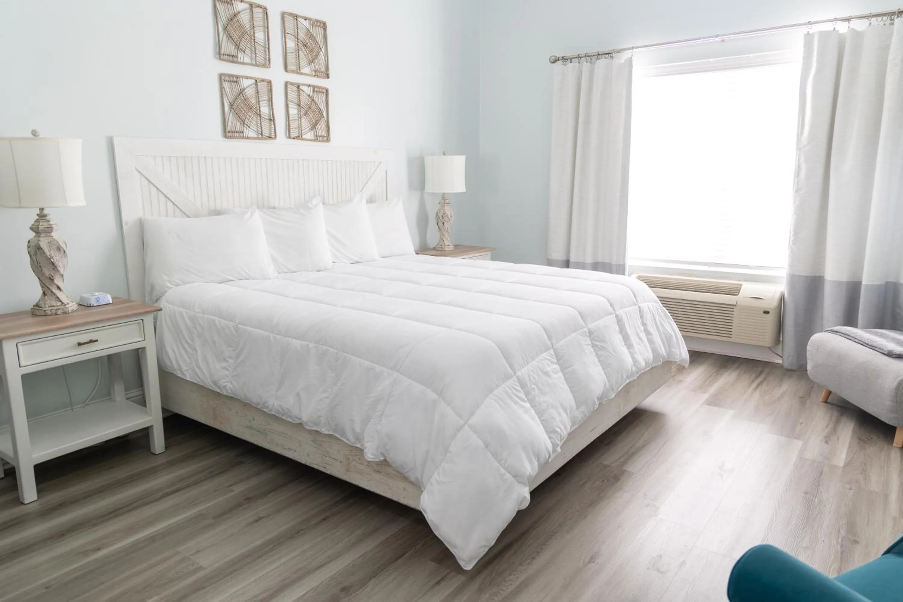 Bed in Hotel Whiskey in Pass Christian