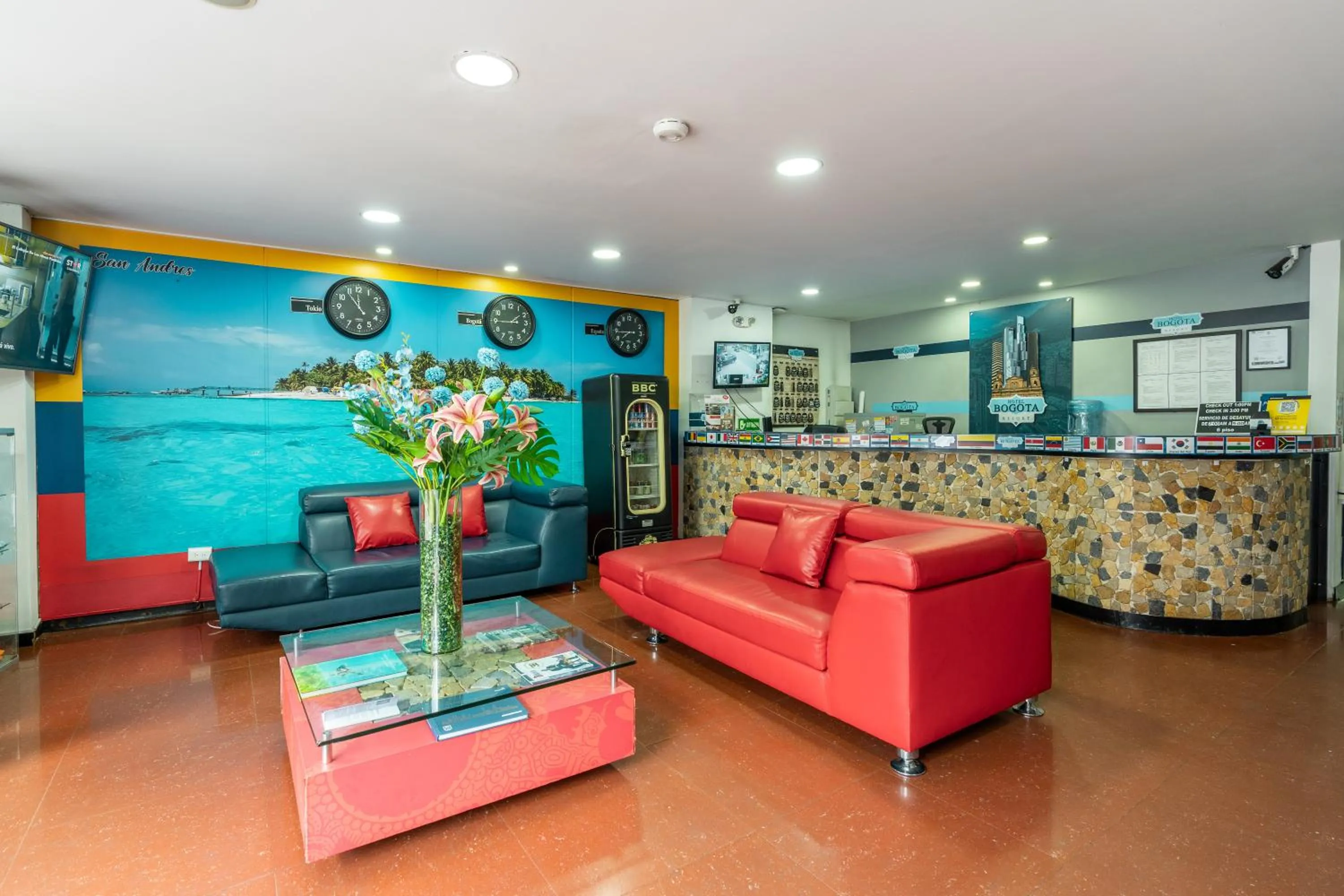 Lobby or reception in Hotel Bogota Resort