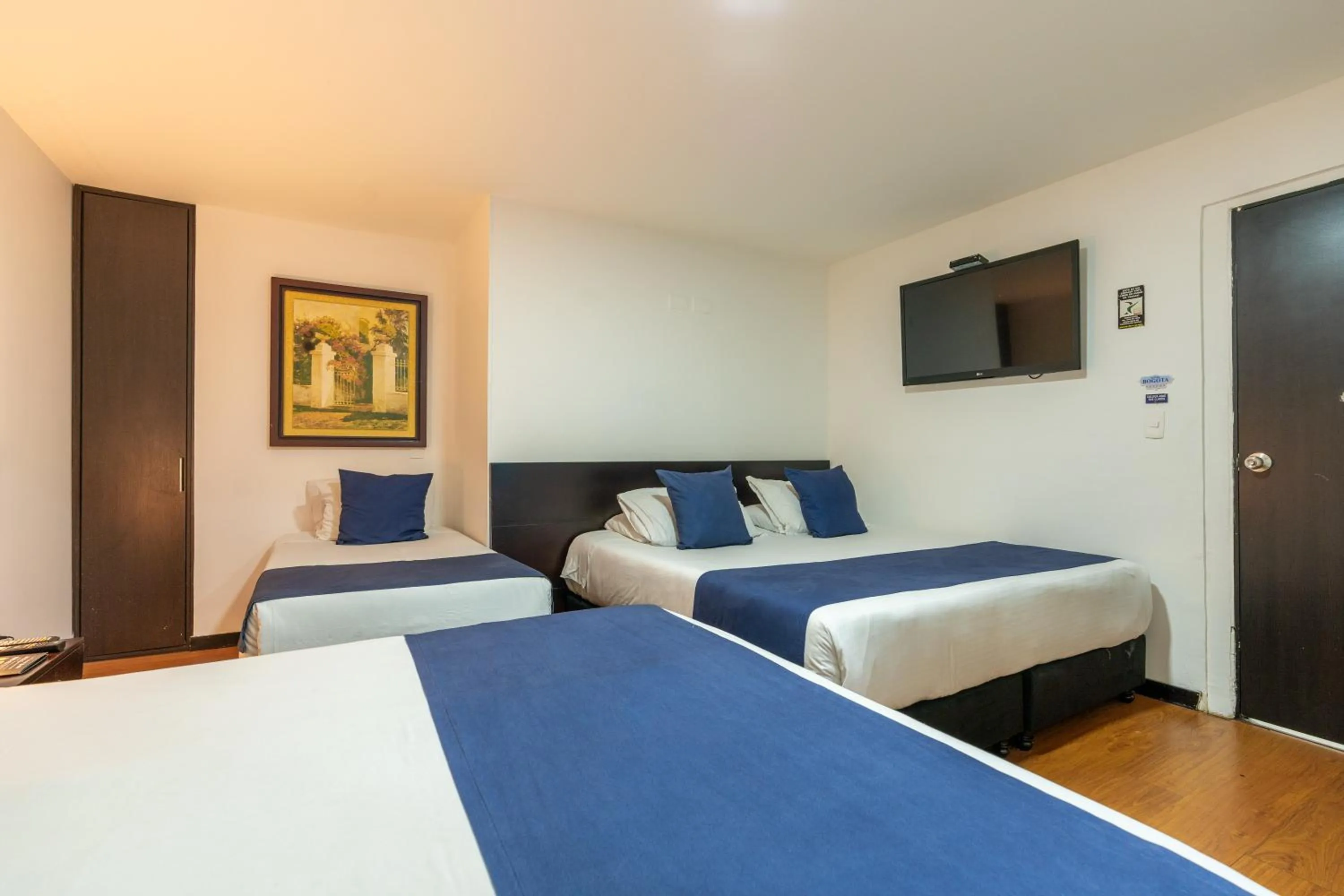 Bed in Hotel Bogota Resort