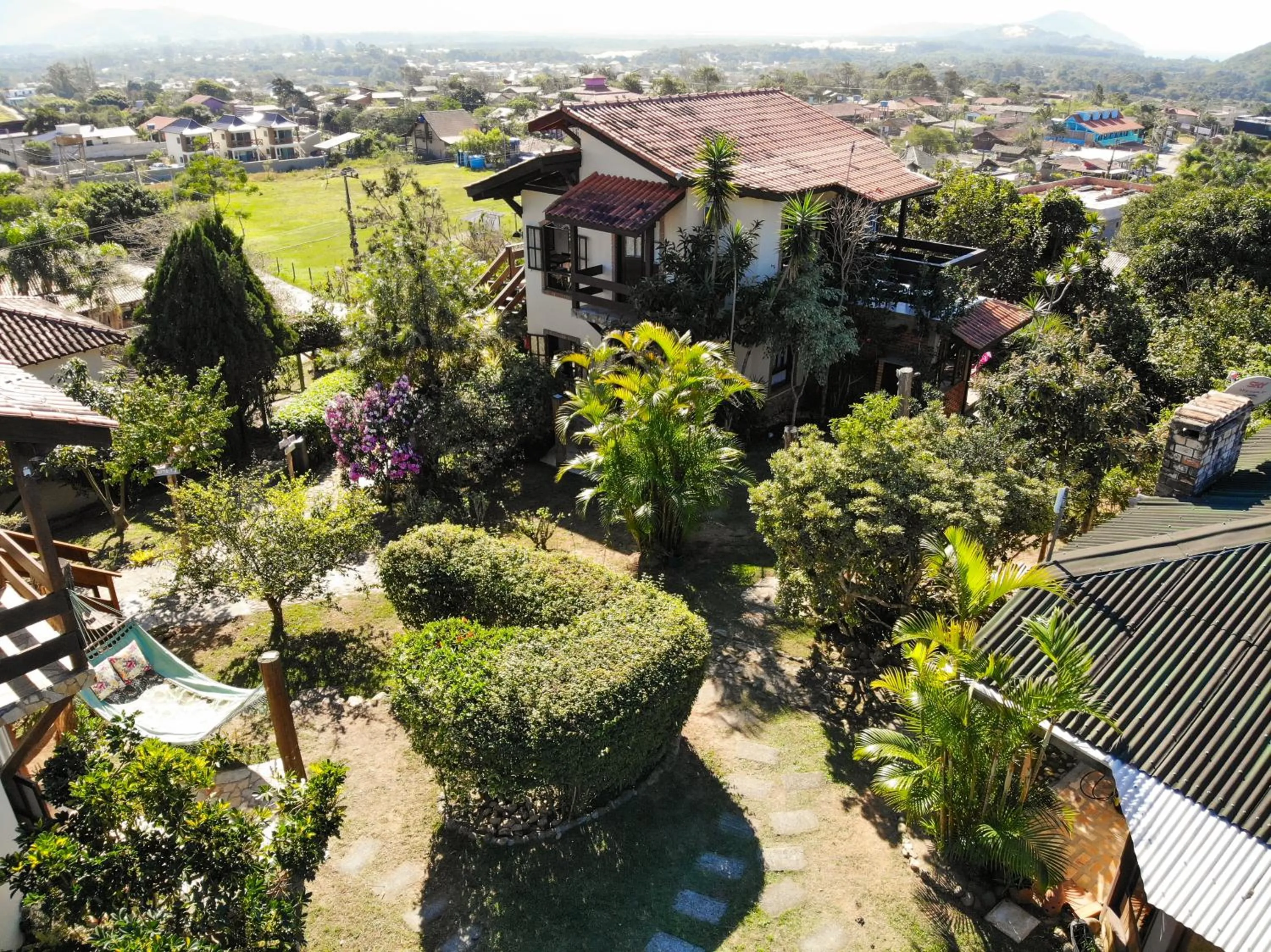 Bird's eye view in Pousada Sunset