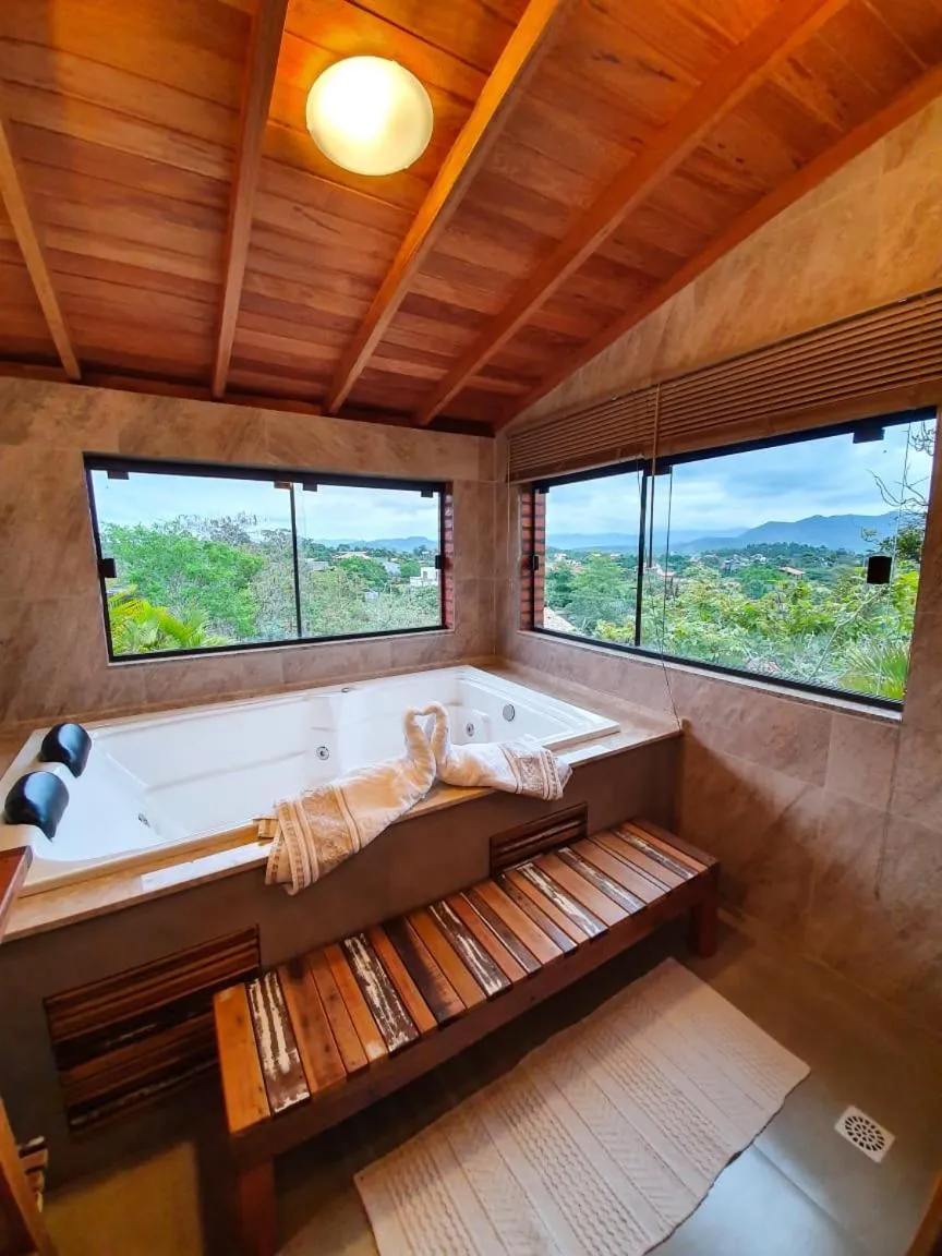 Bed in Pousada Sunset