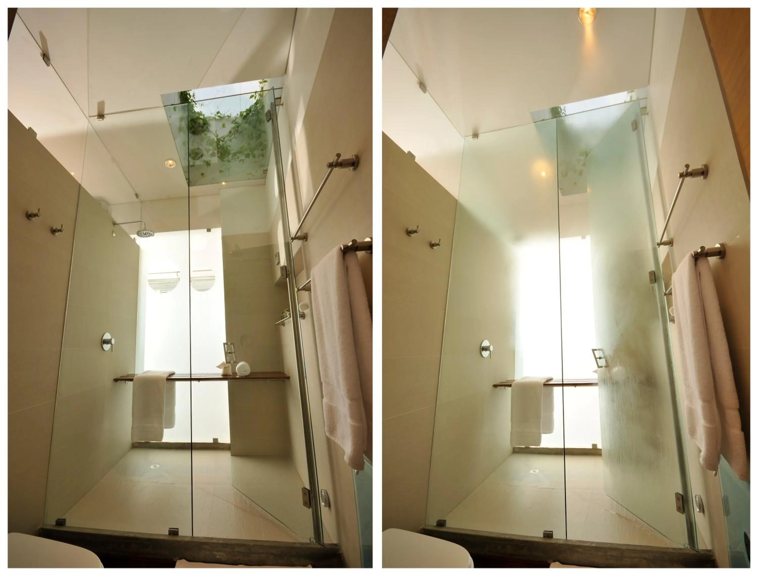 Steam room in AcquaSanta Lofts Hotel