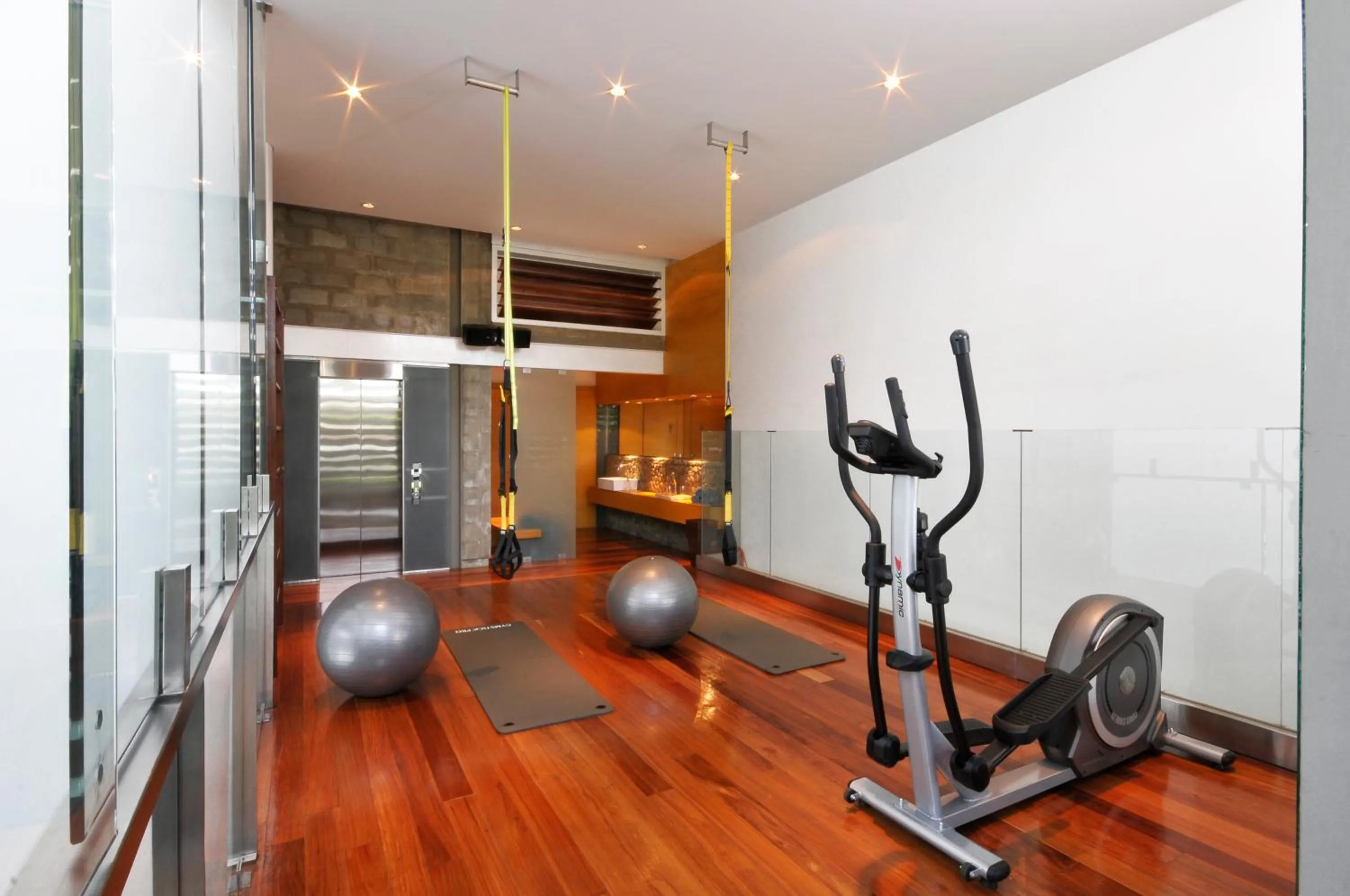 Fitness centre/facilities in AcquaSanta Lofts Hotel