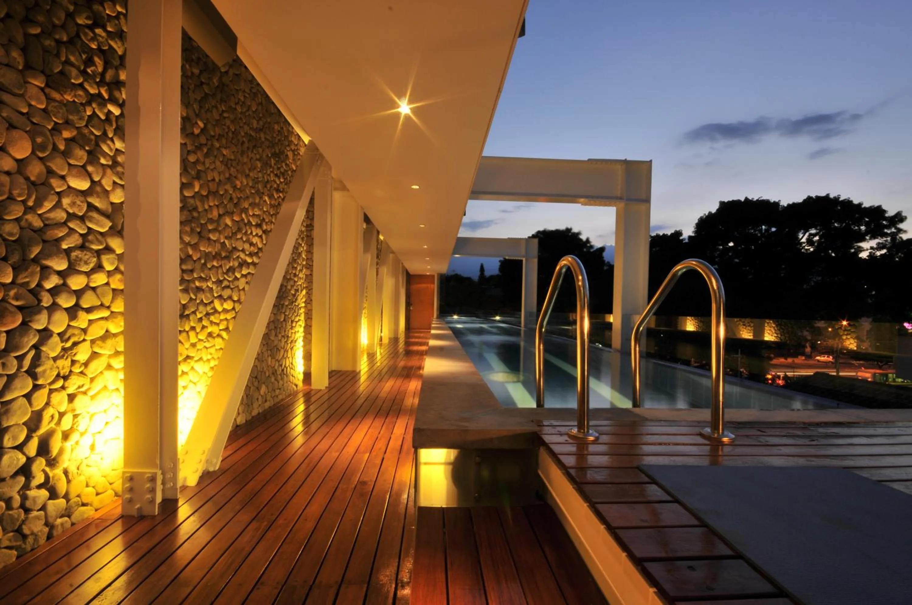 Swimming pool in AcquaSanta Lofts Hotel