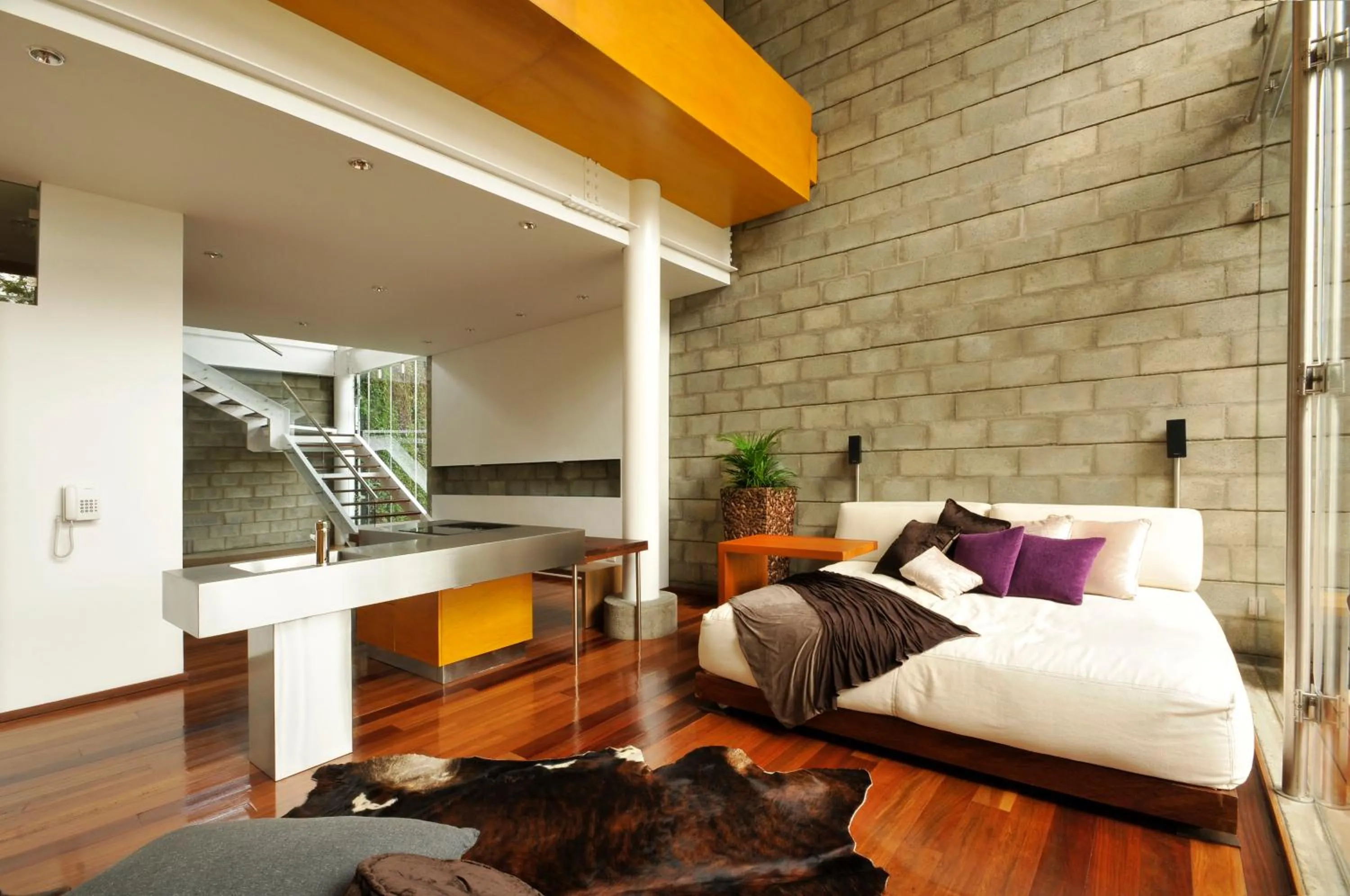 Living room in AcquaSanta Lofts Hotel
