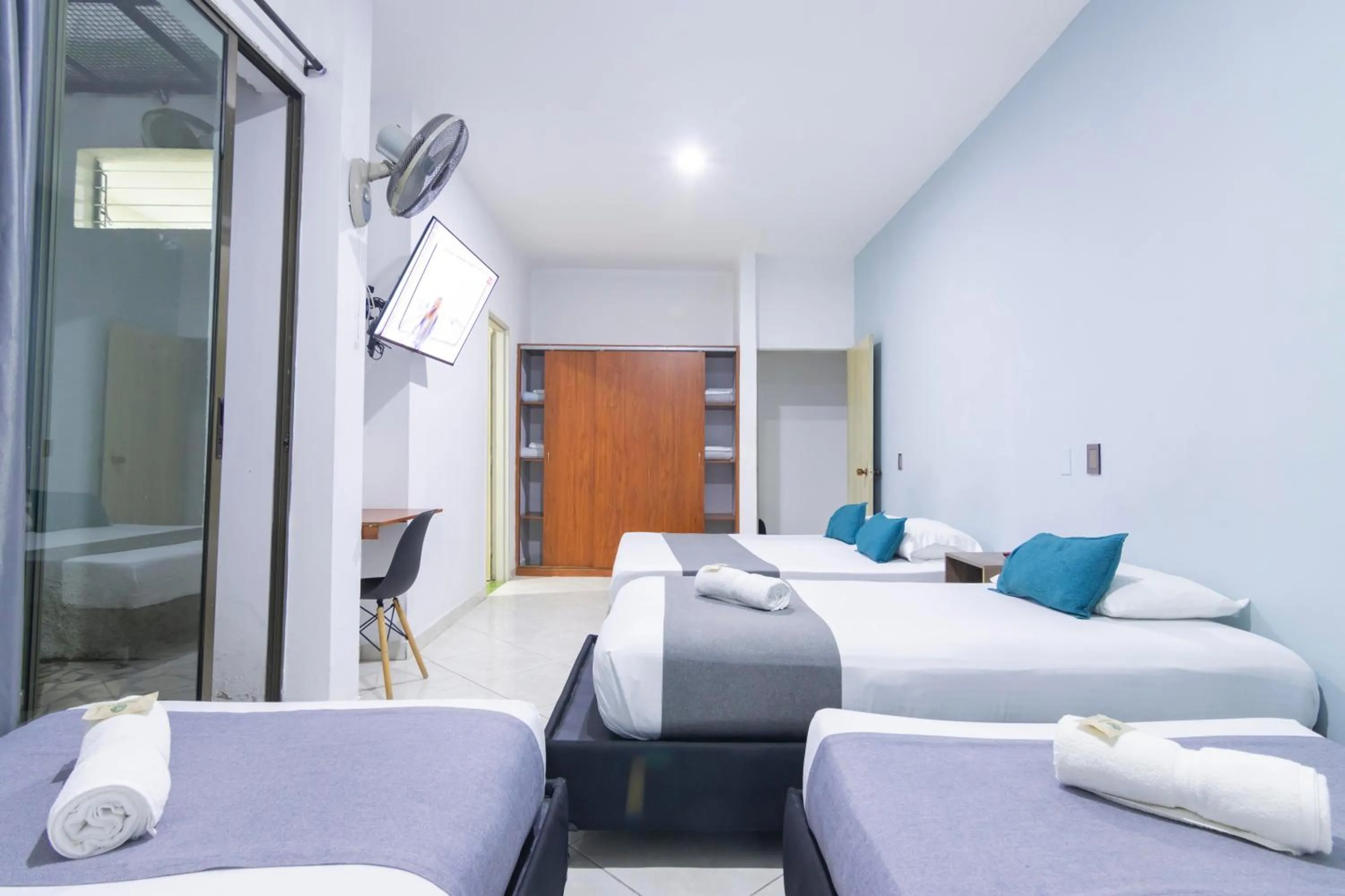 Bedroom, Bed in Ayenda 1228 Balcones de la 70