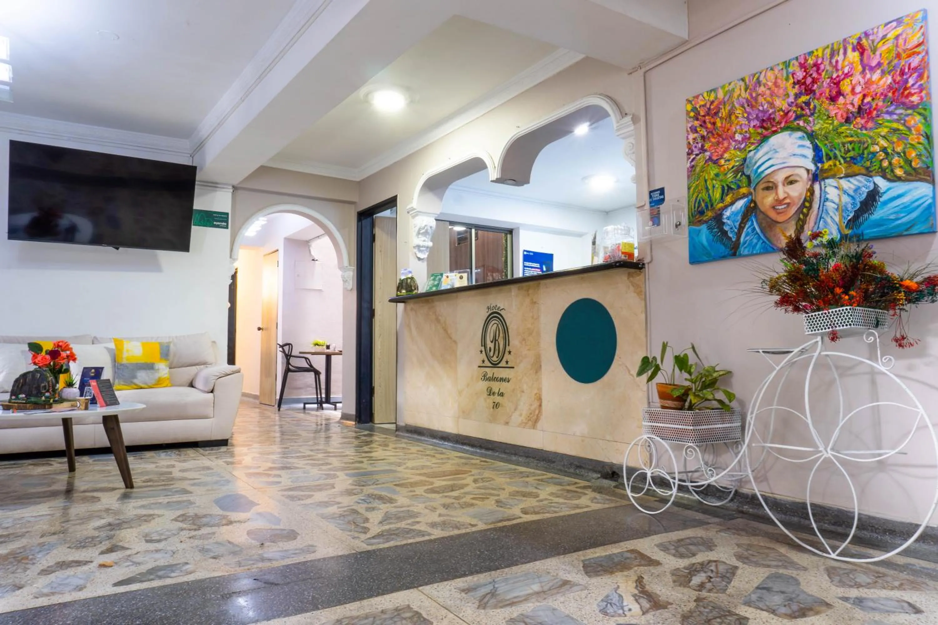 Living room in Ayenda 1228 Balcones de la 70