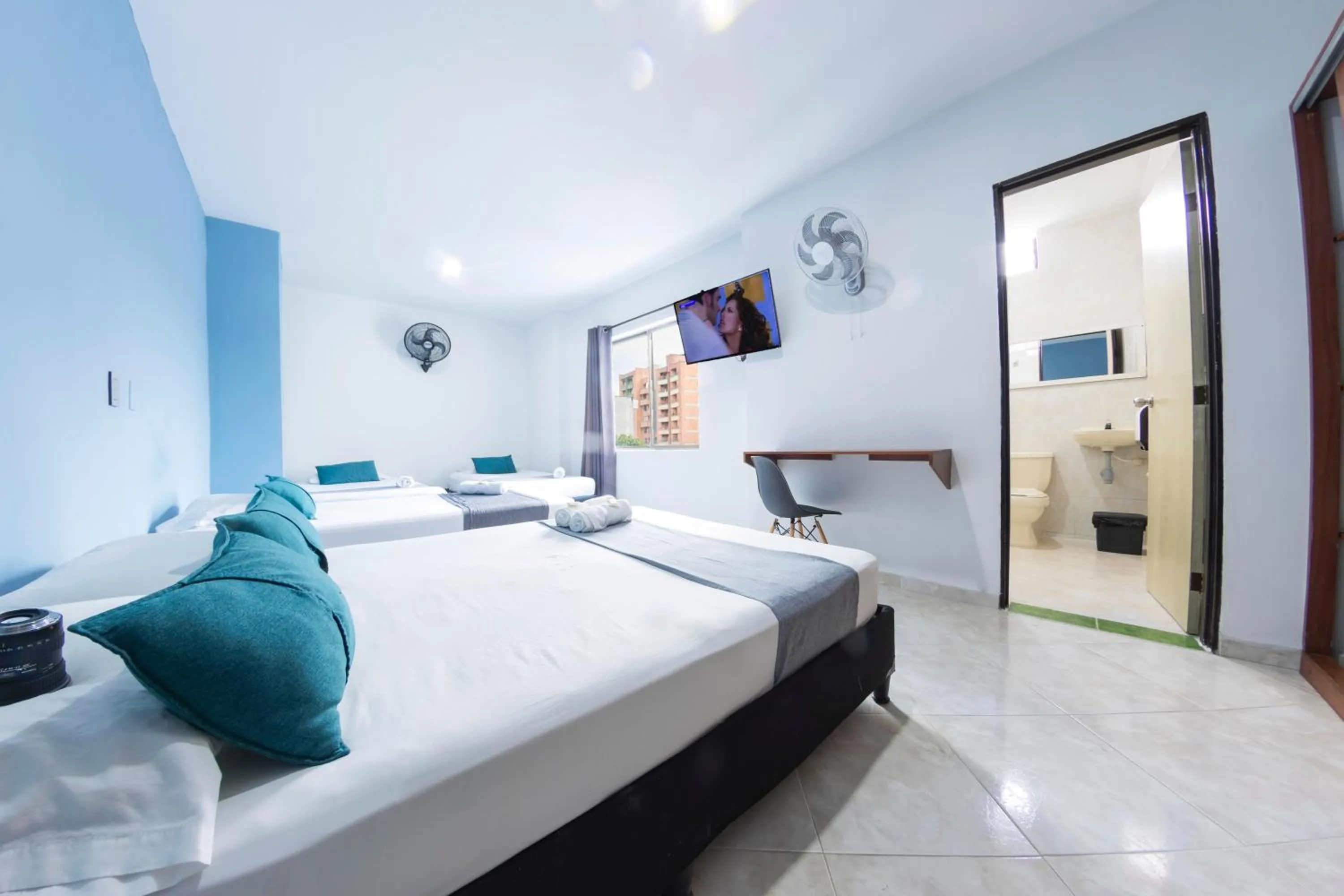 Bedroom, Bed in Ayenda 1228 Balcones de la 70