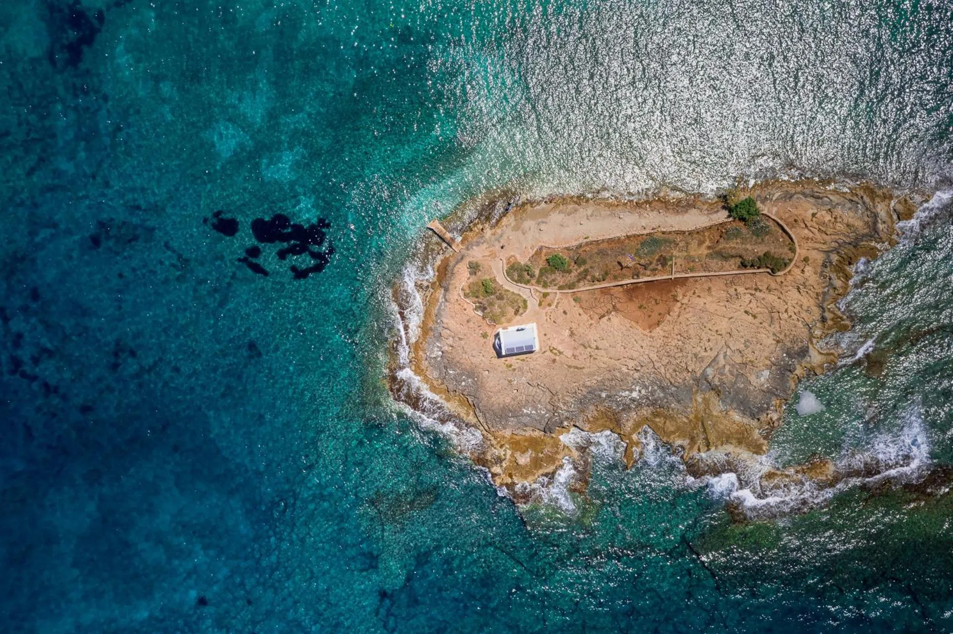 Bird's eye view in Akrogiali Beach Hotel Apartments