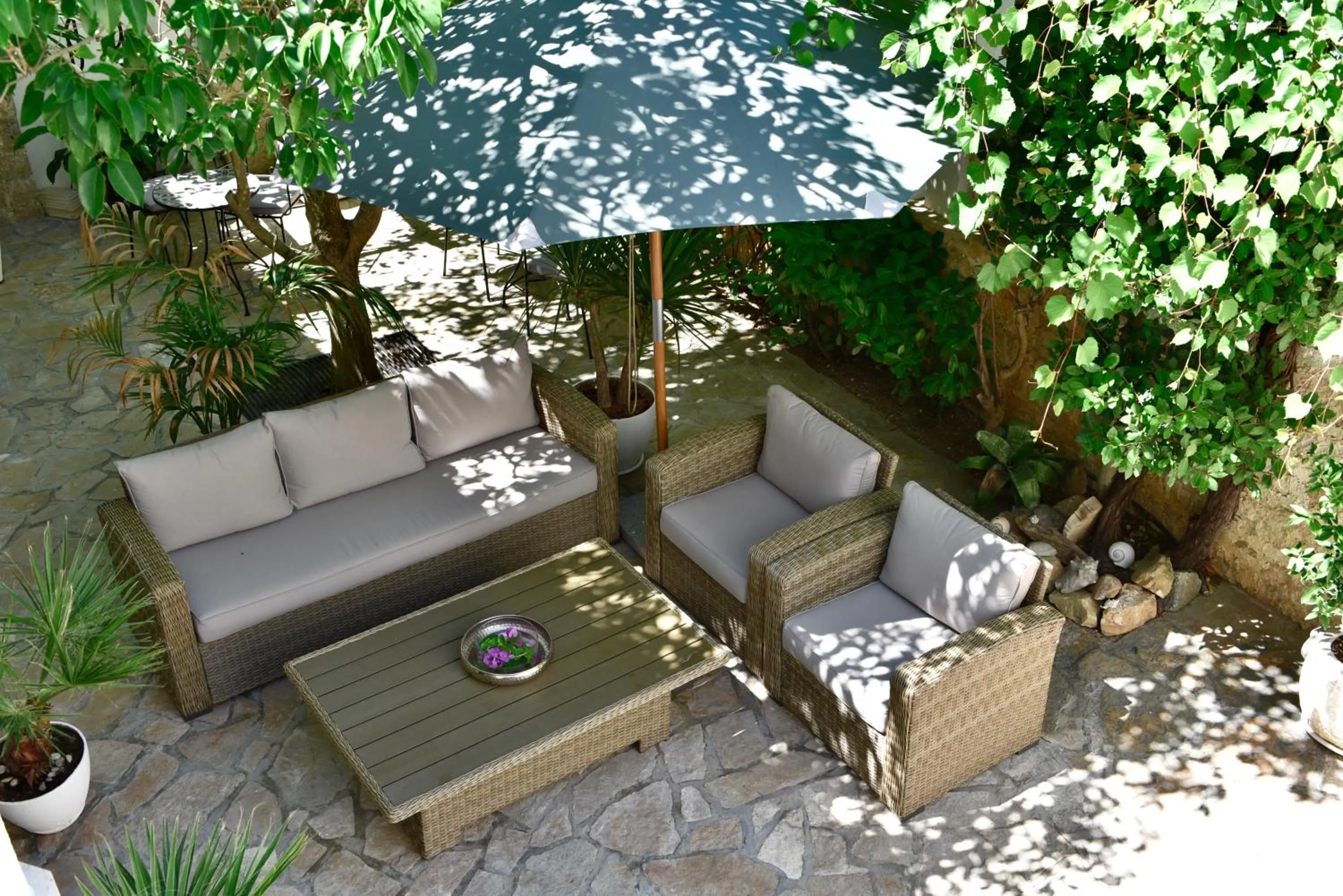 Patio in Villa Giardino Heritage Boutique Hotel Bol