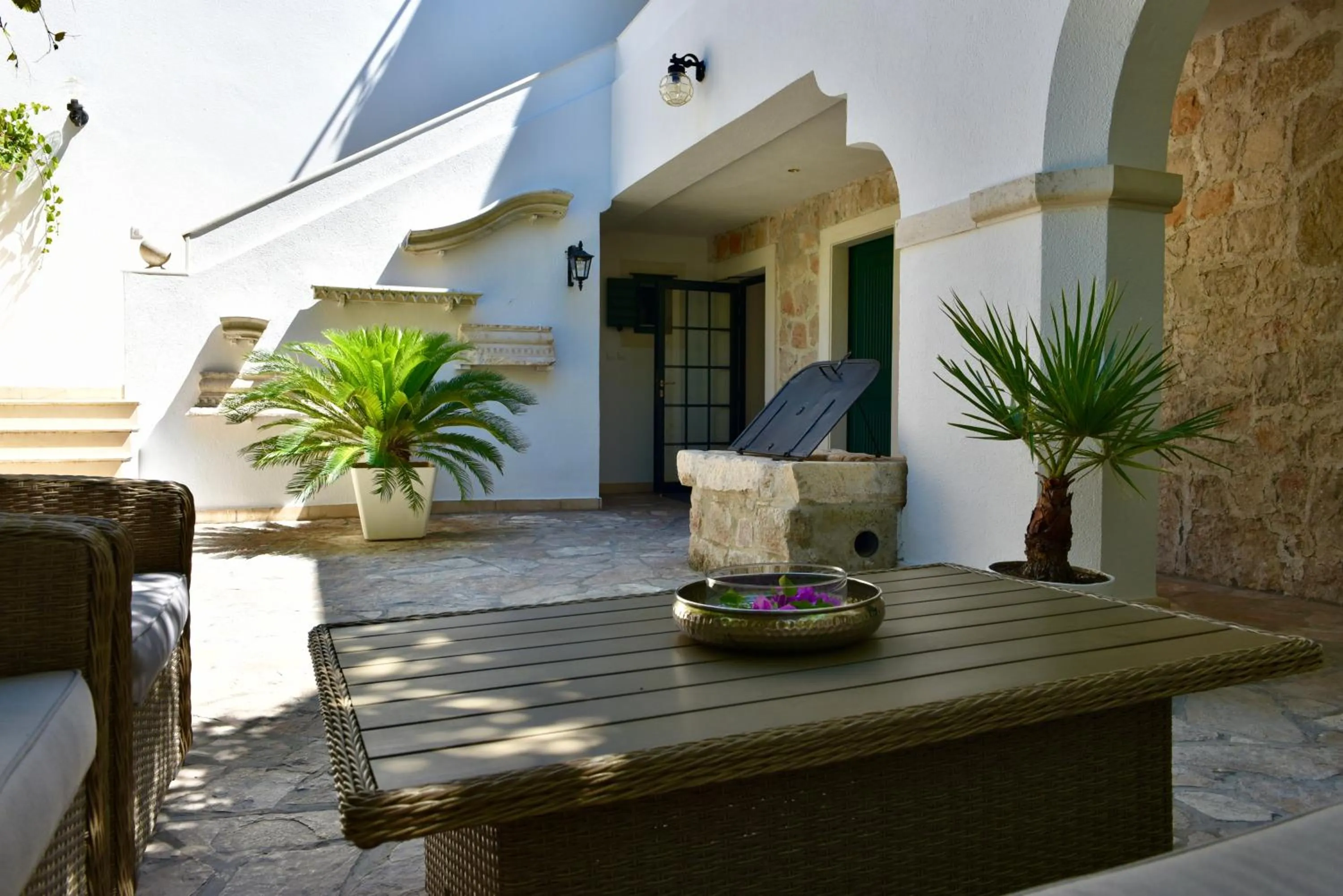 Patio in Villa Giardino Heritage Boutique Hotel Bol