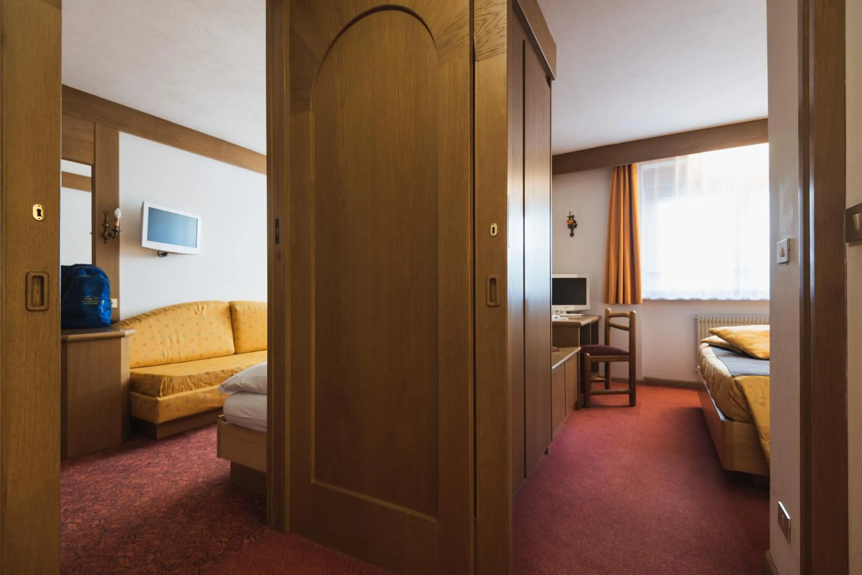 Bed in Hotel Catinaccio