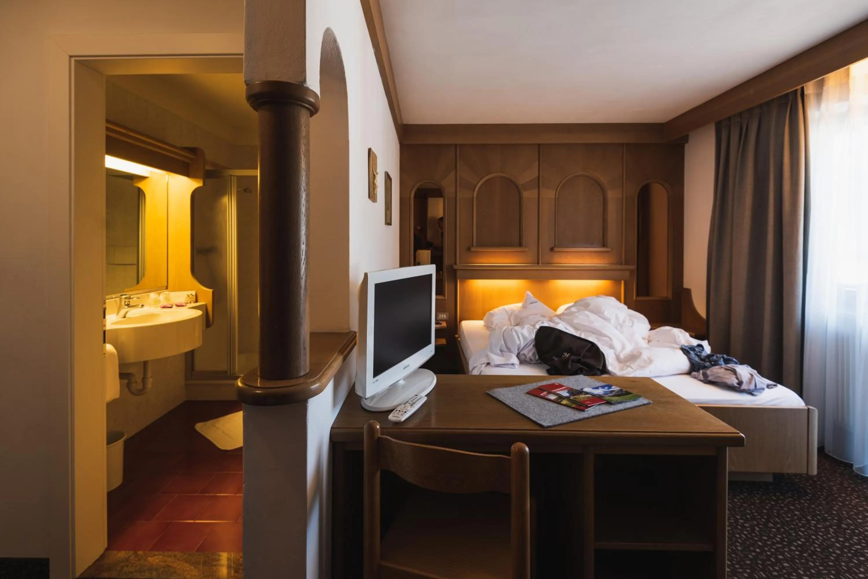 Bed in Hotel Catinaccio