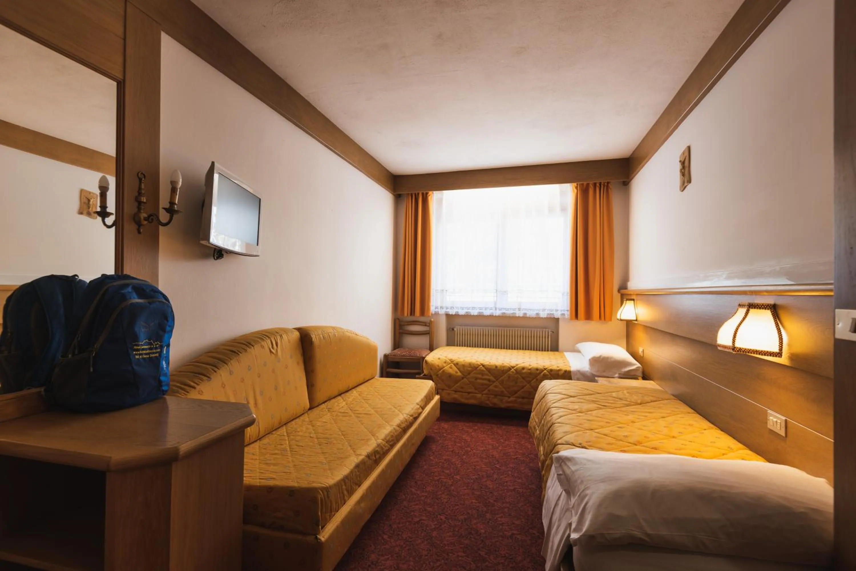 Bed in Hotel Catinaccio