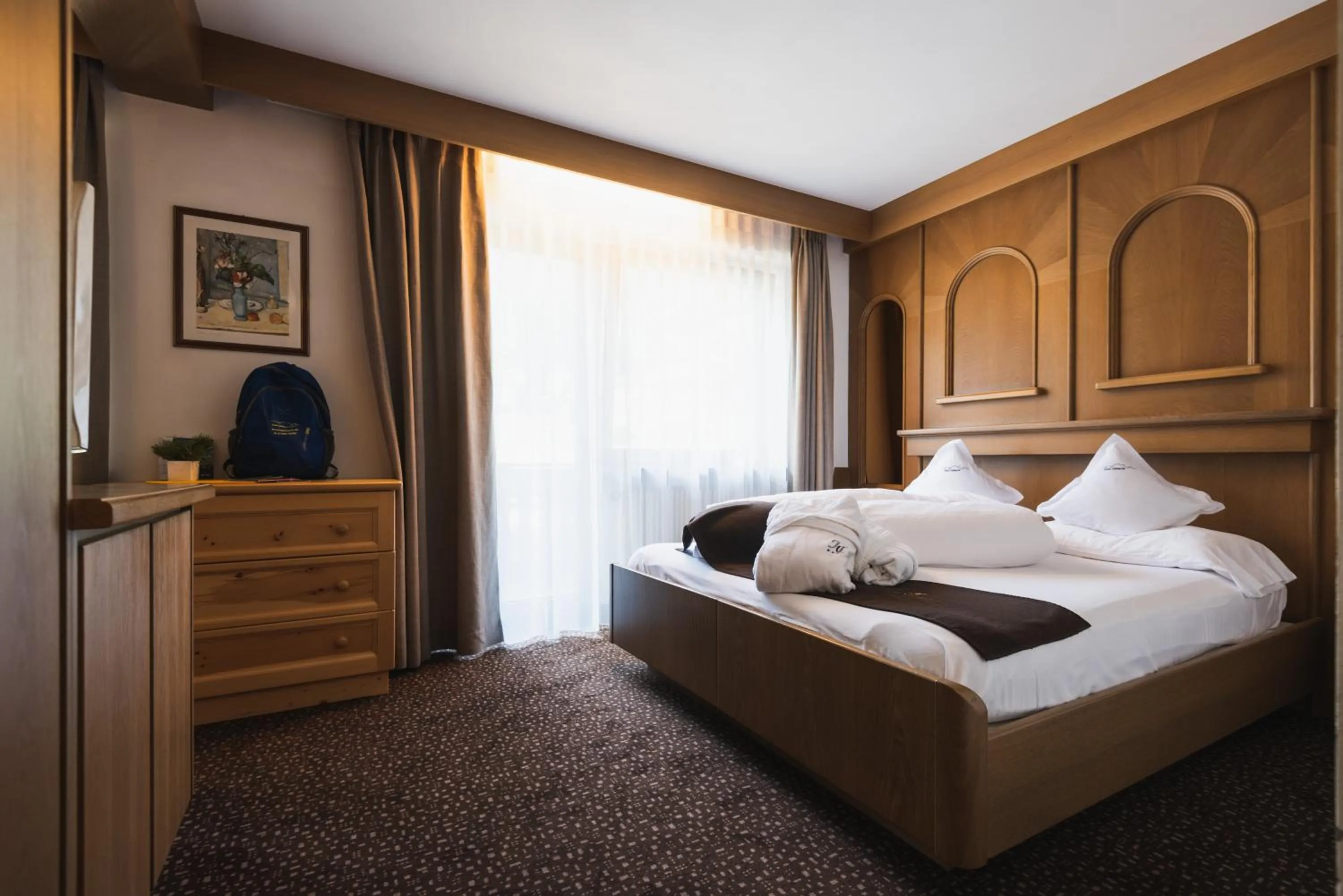 Bed in Hotel Catinaccio