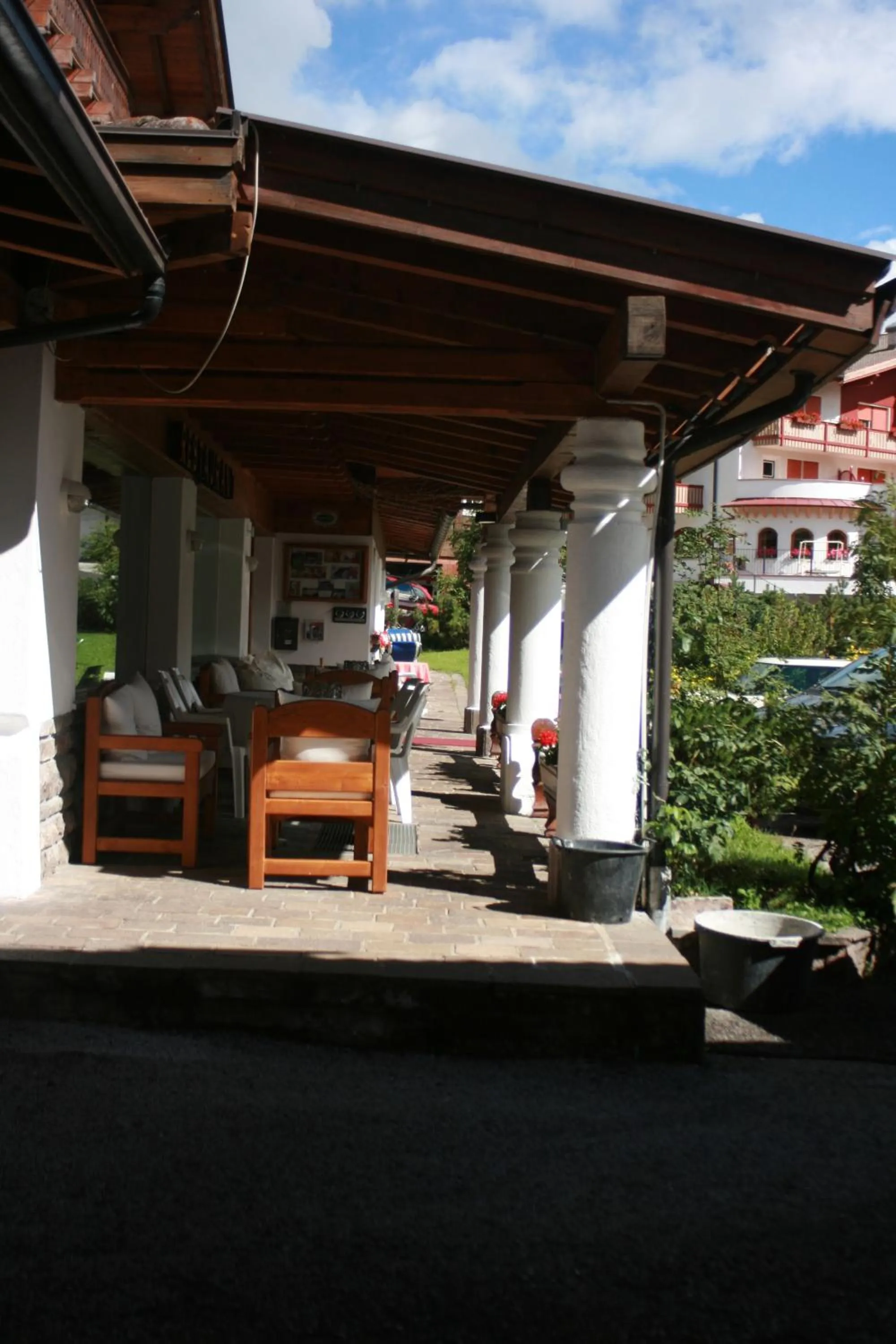 Patio in Hotel Catinaccio