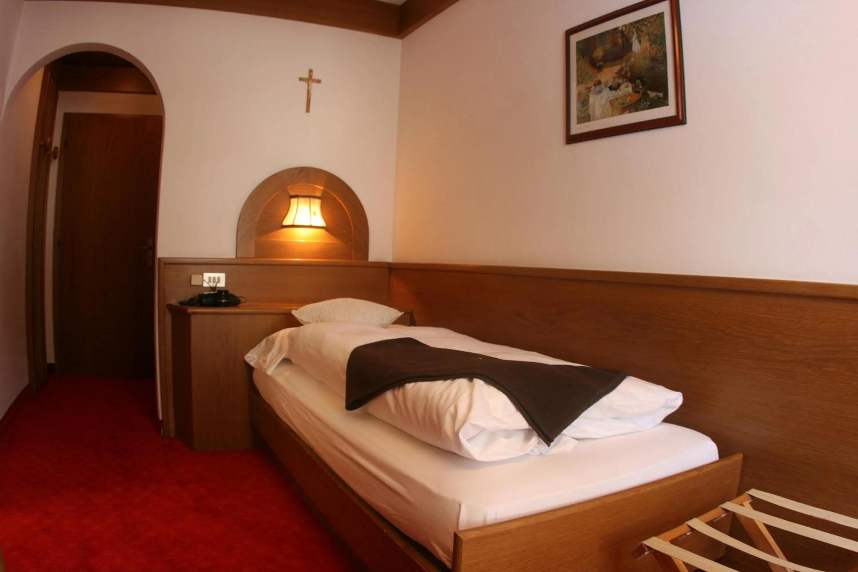 Bed in Hotel Catinaccio