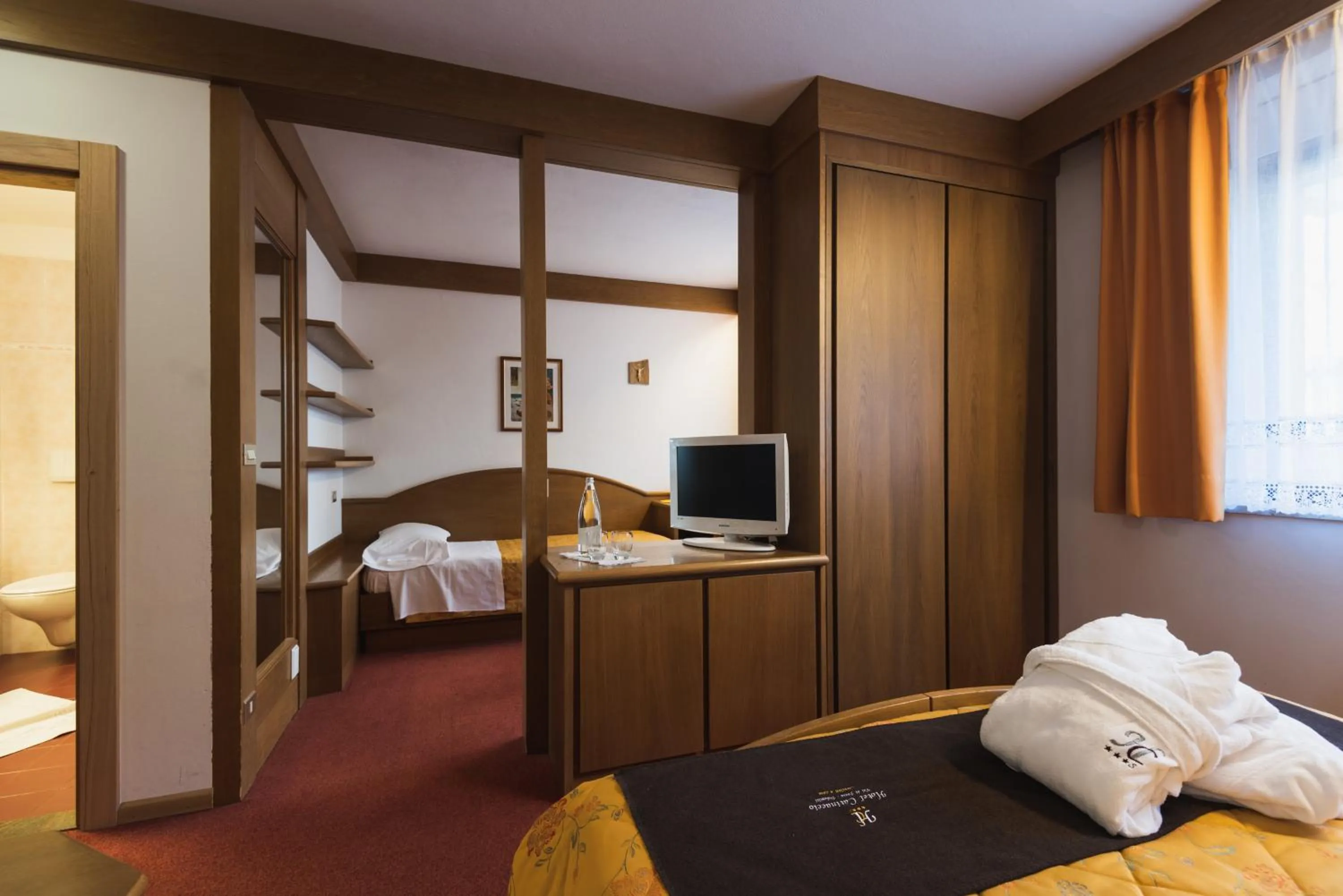 Bed in Hotel Catinaccio