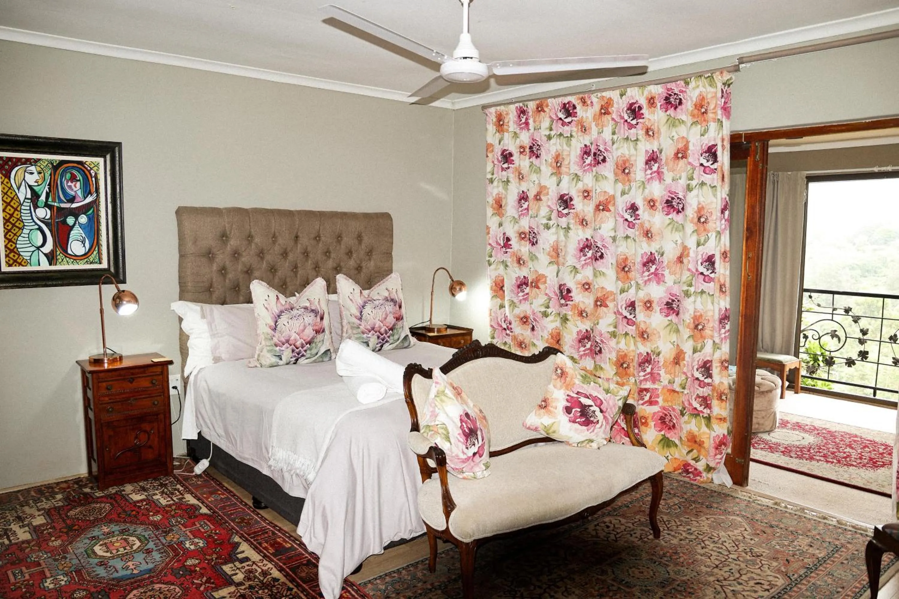 Bed in Cavalo Guesthouse & Equestrian Estate