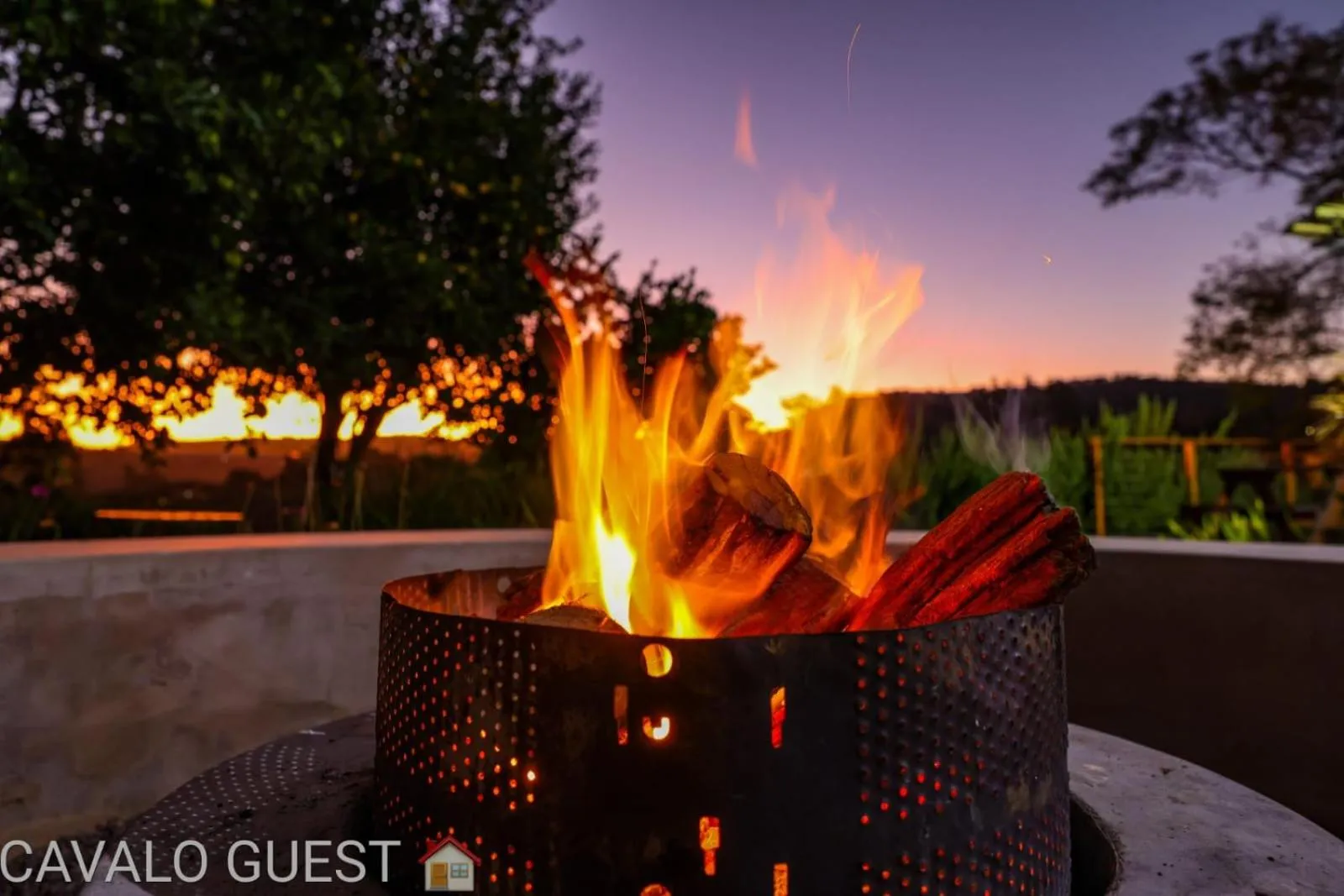 BBQ facilities in Cavalo Guesthouse & Equestrian Estate