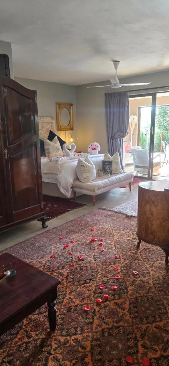 Bed in Cavalo Guesthouse & Equestrian Estate