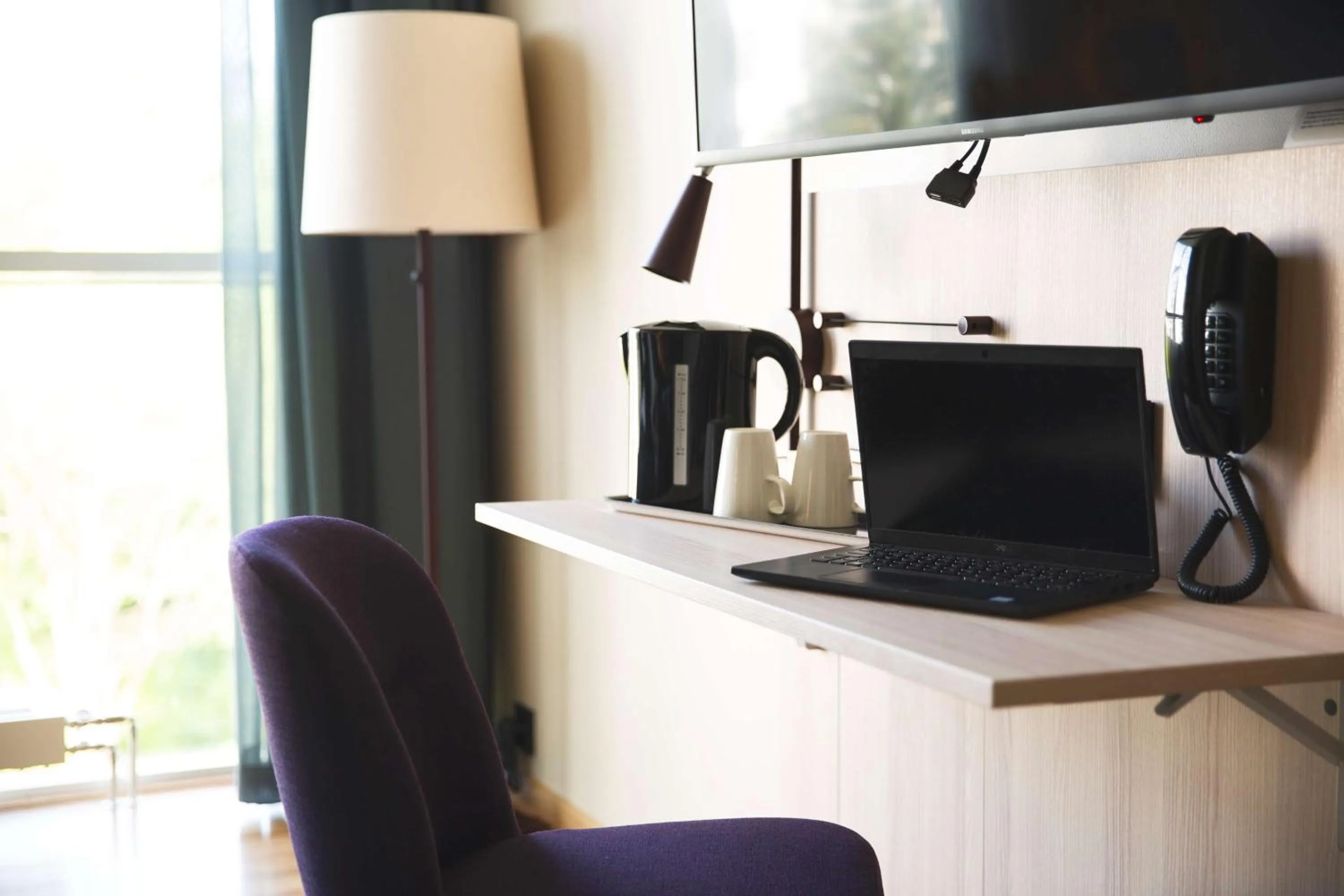 Bedroom in Scandic Täby