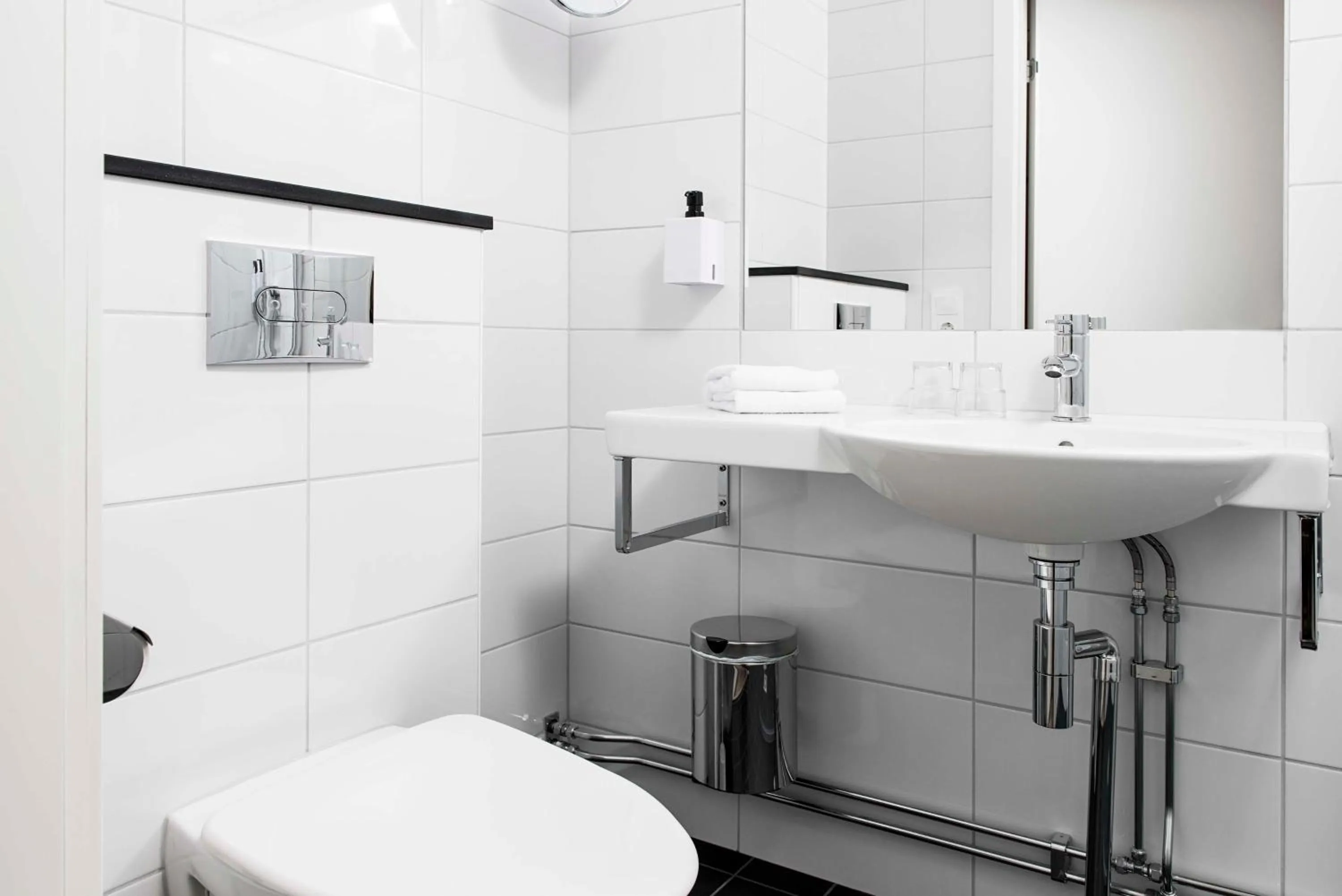 Bedroom in Scandic Täby