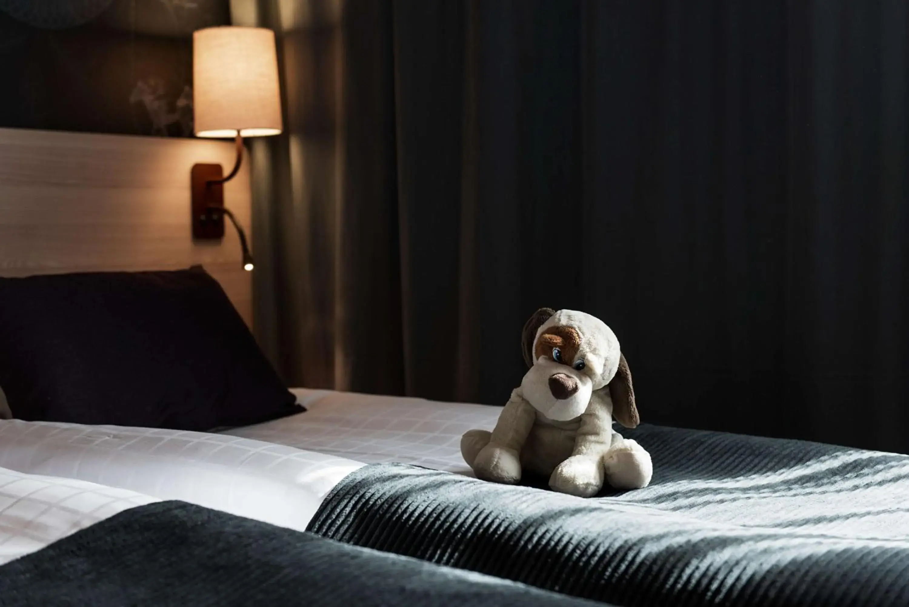 Bedroom, Bed in Scandic Täby Bedroom, Bed in Scandic Täby